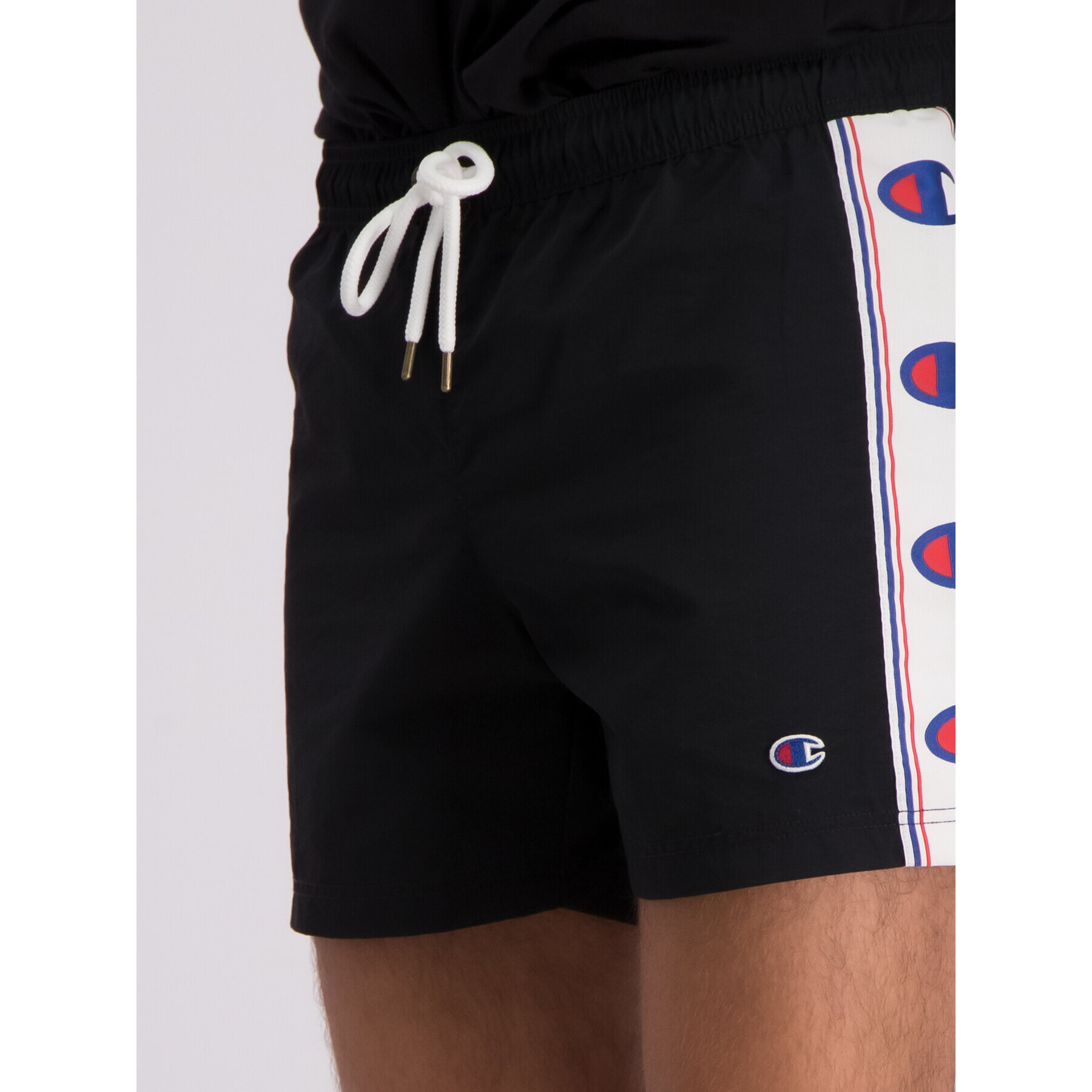 Champion Плувни шорти 213116 Черен Regular Fit - Pepit.bg