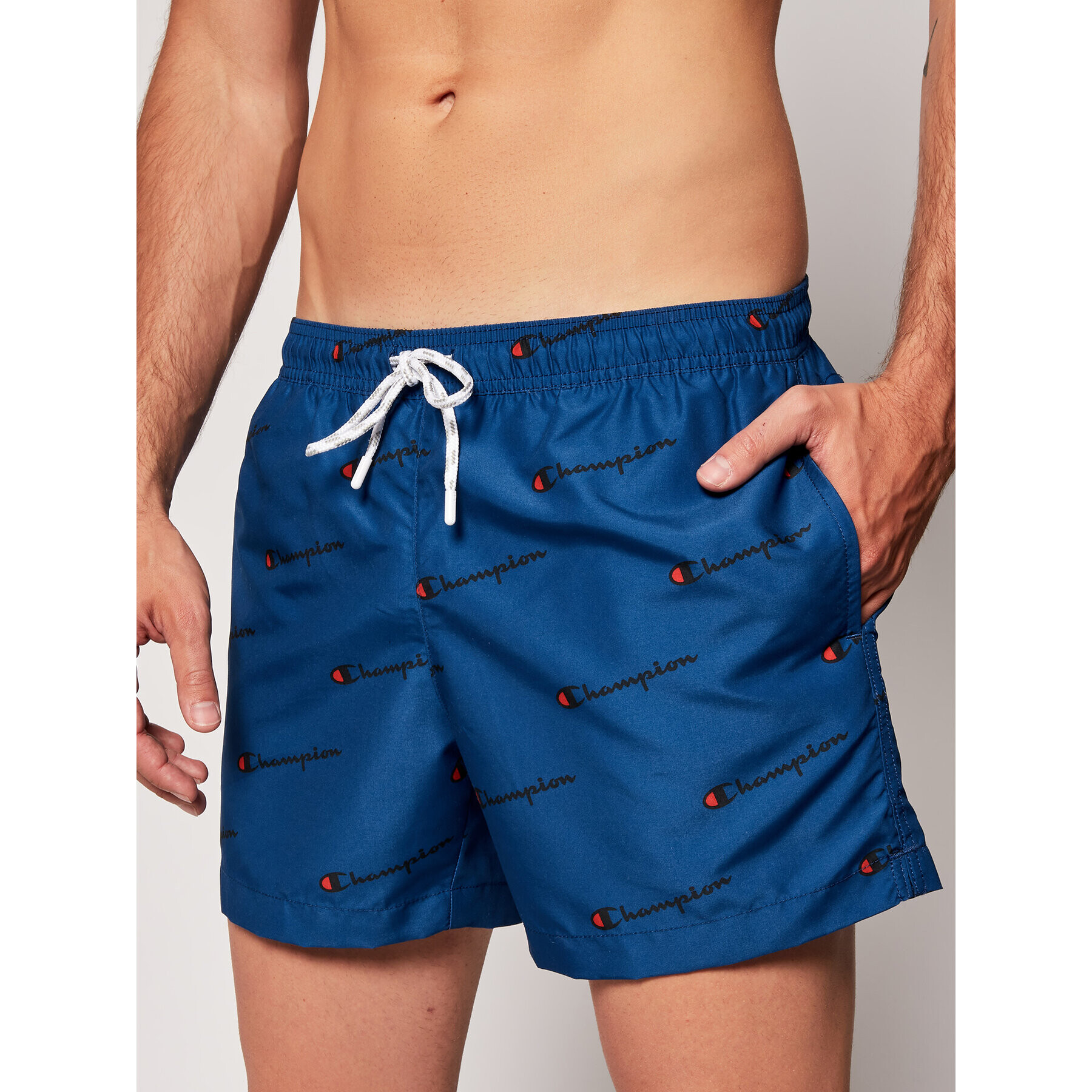 Champion Плувни шорти 214433 Тъмносин Regular Fit - Pepit.bg