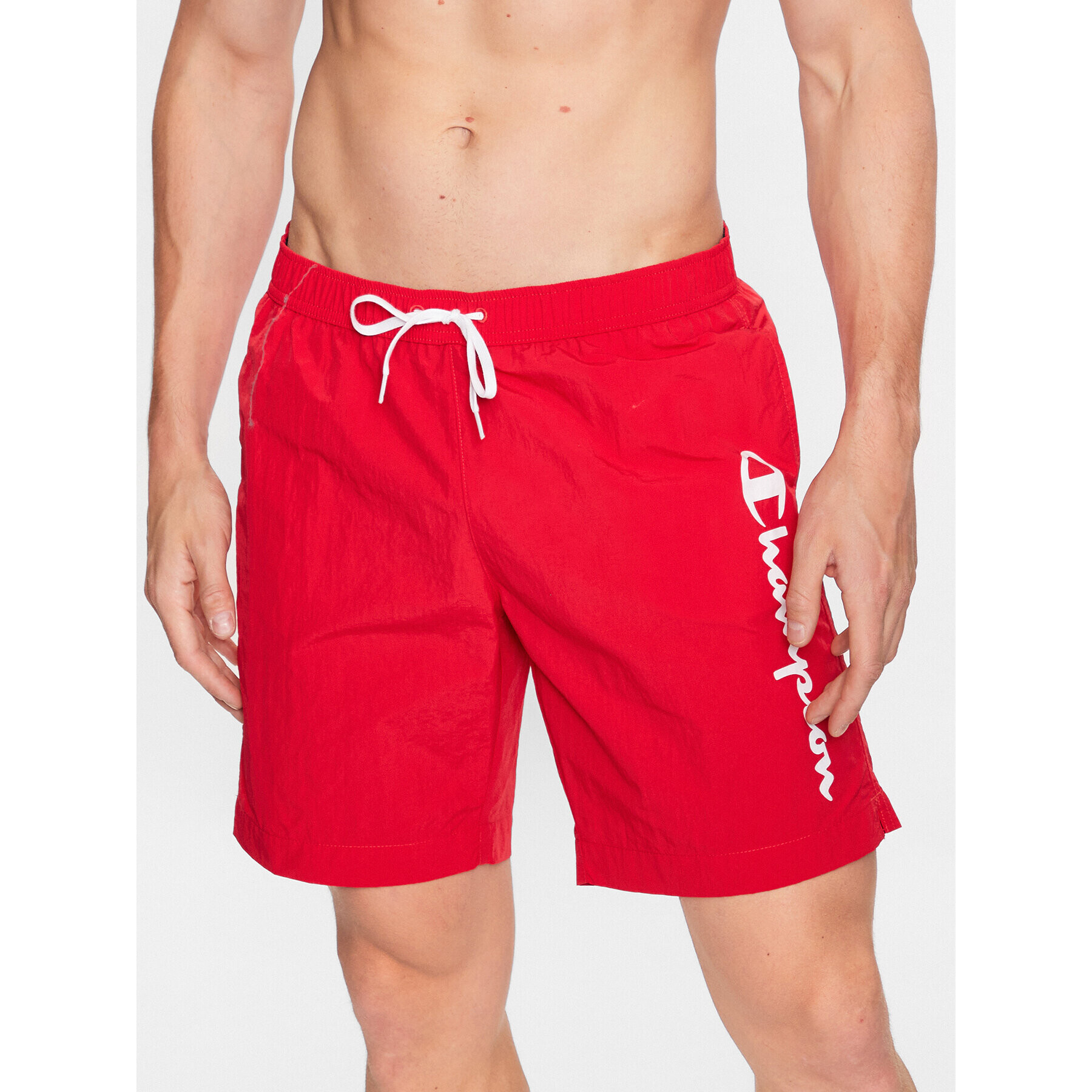 Champion Плувни шорти 216068 Червен Regular Fit - Pepit.bg