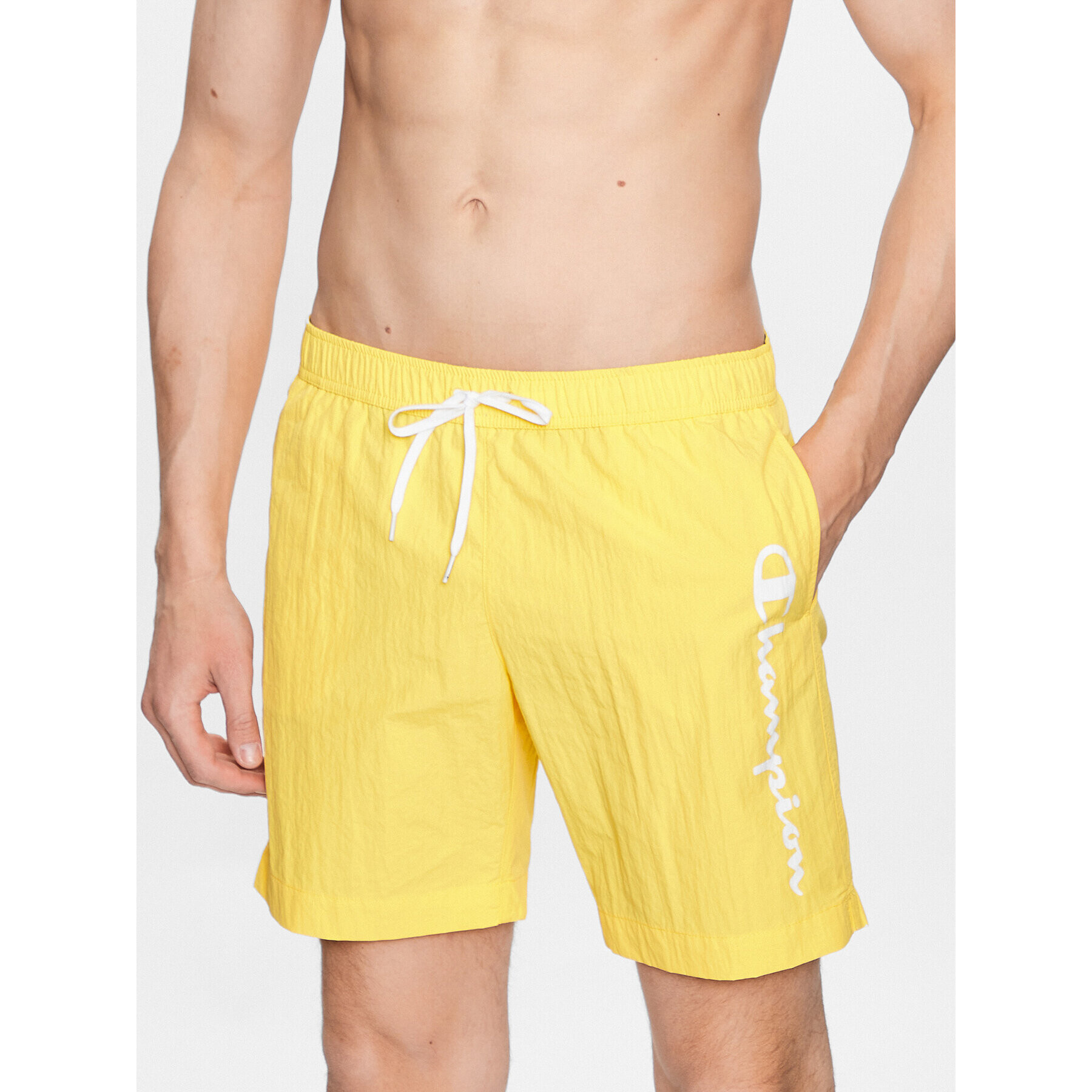 Champion Плувни шорти 216068 Жълт Regular Fit - Pepit.bg