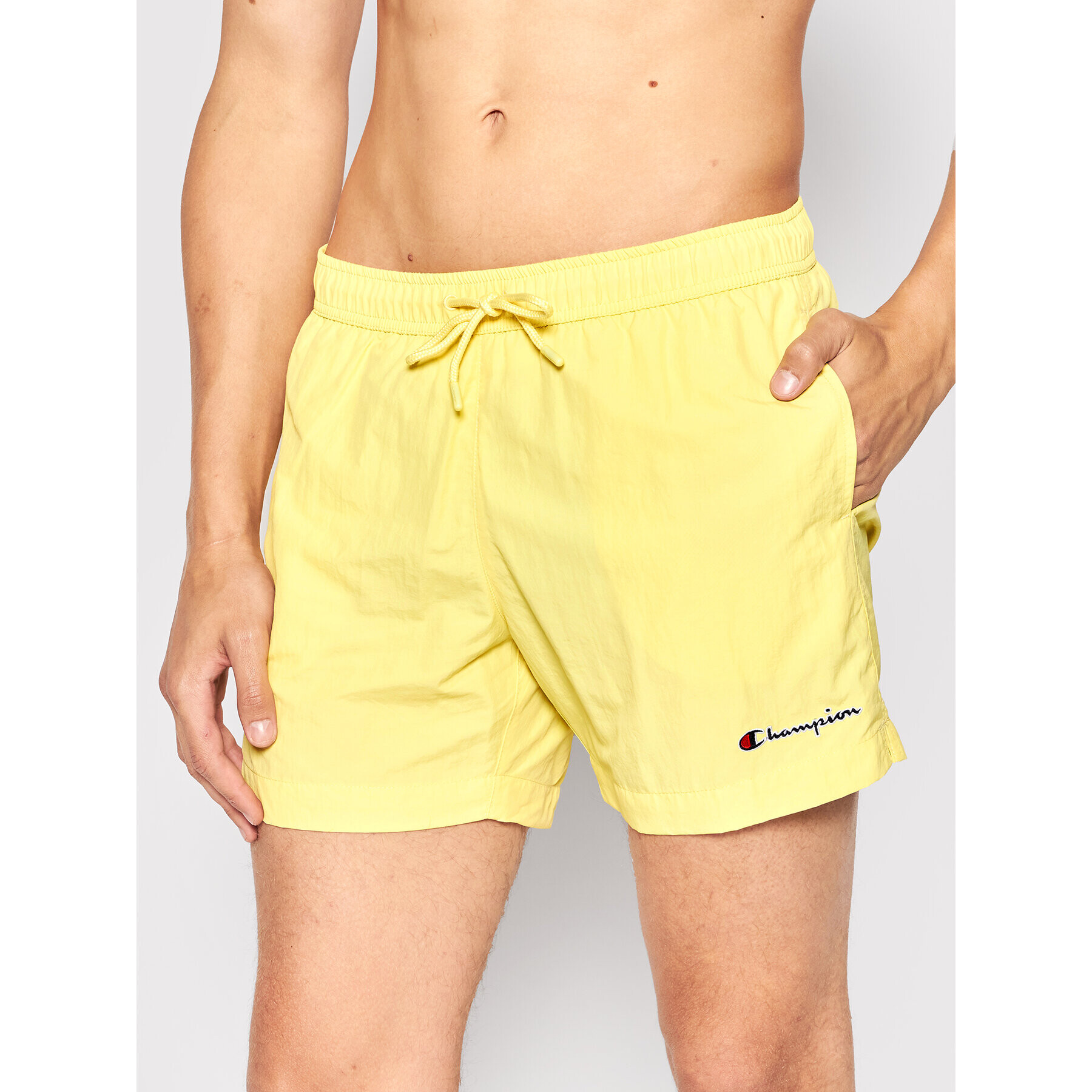 Champion Плувни шорти 217293 Жълт Regular Fit - Pepit.bg