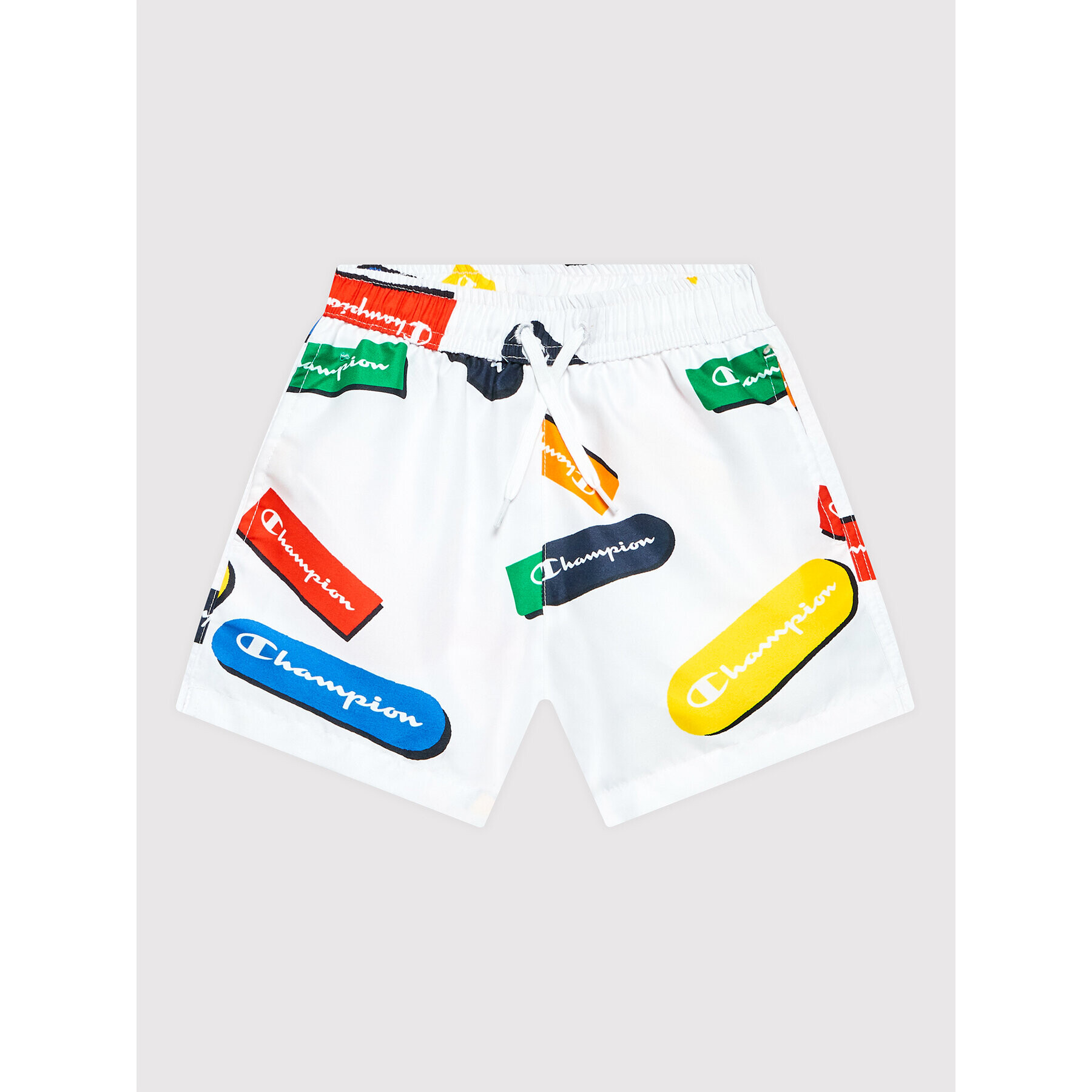 Champion Плувни шорти 306047 Бял Regular Fit - Pepit.bg