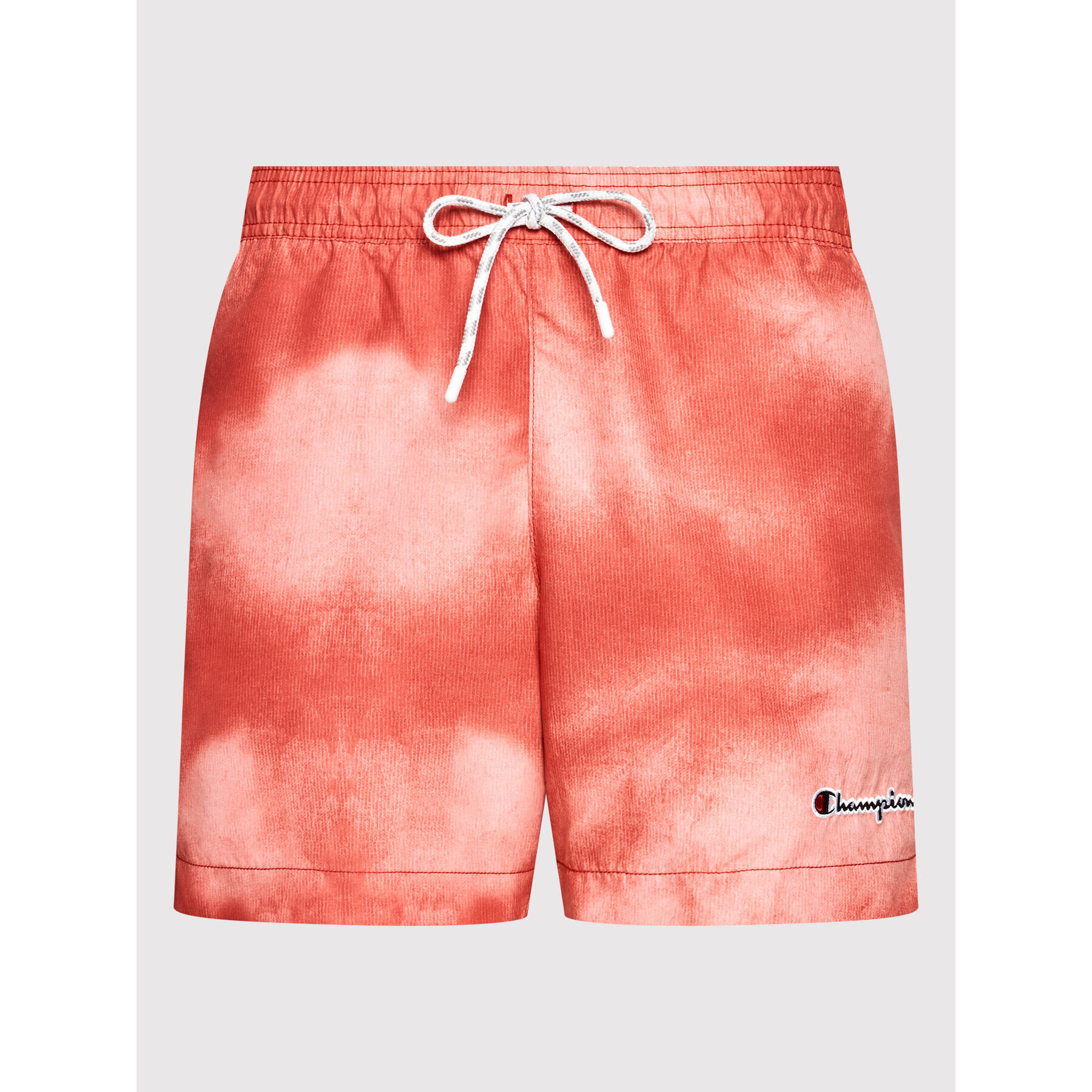 Champion Плувни шорти Tie Dye 216063 Червен Regular Fit - Pepit.bg