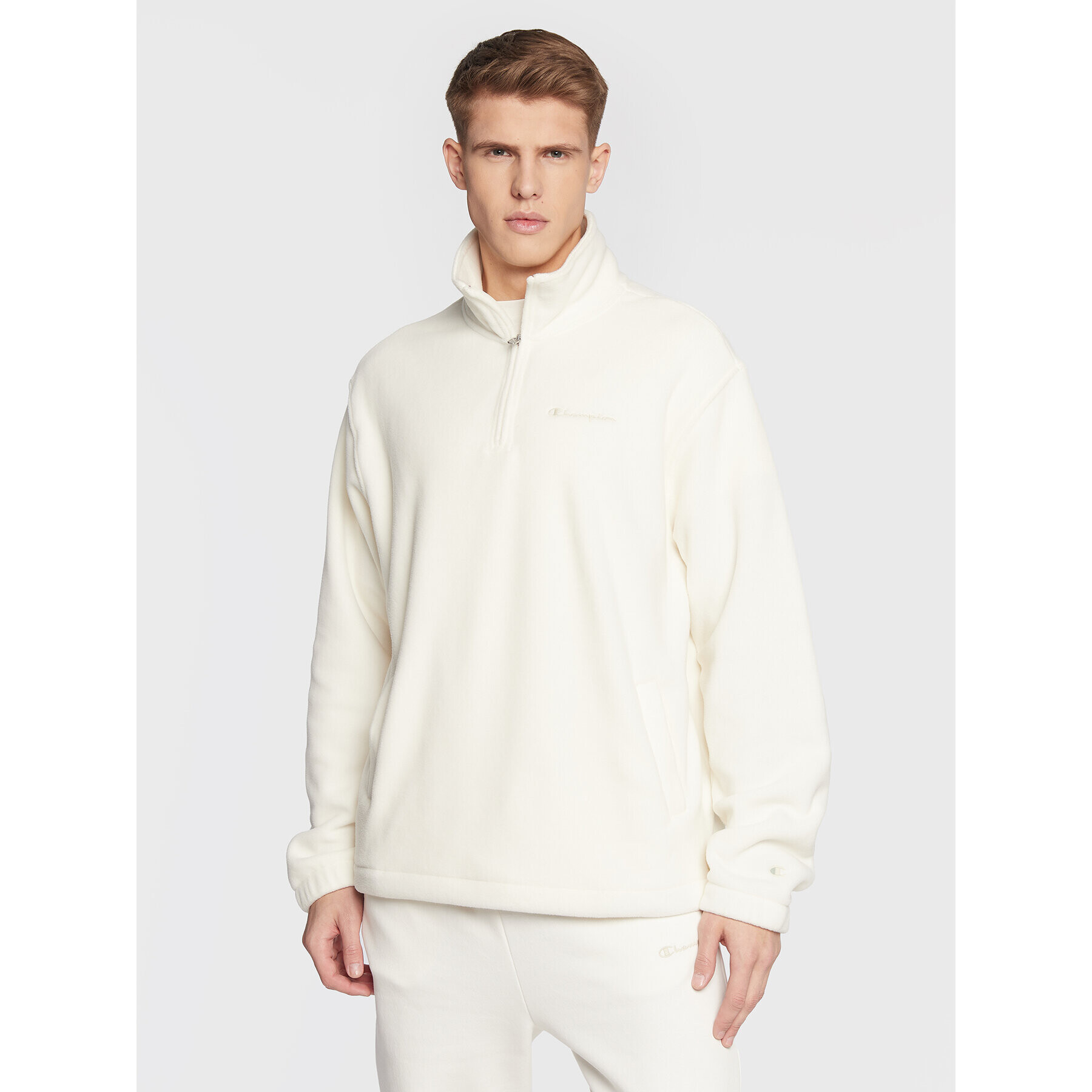 Champion Полар Future 218034 Екрю Custom Fit - Pepit.bg