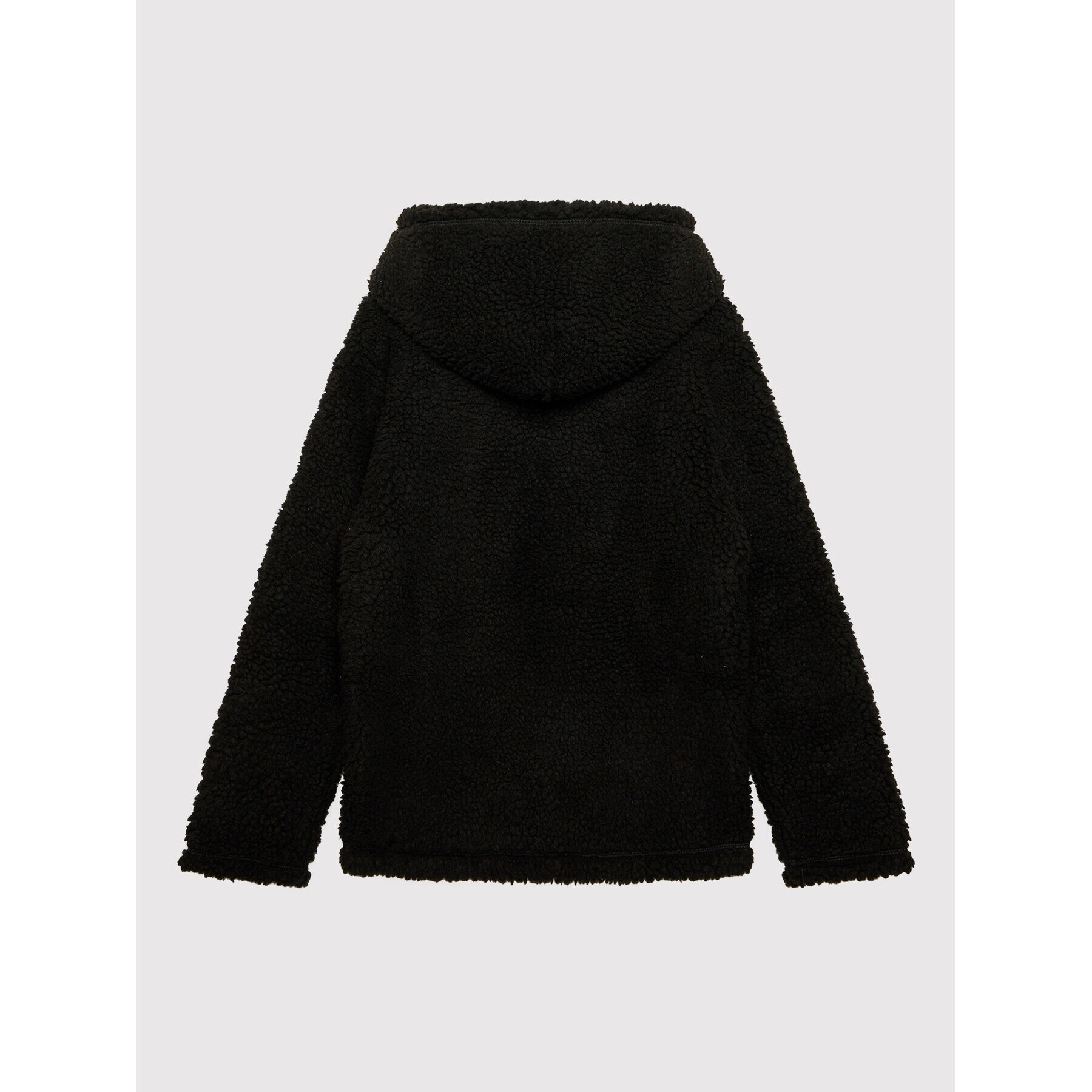 Champion Полар Logo Teddy Fleece 305772 Черен Regular Fit - Pepit.bg