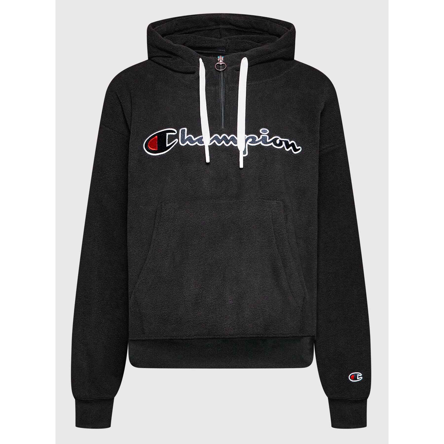 Champion Полар Script Logo 114763 Черен Custom Fit - Pepit.bg