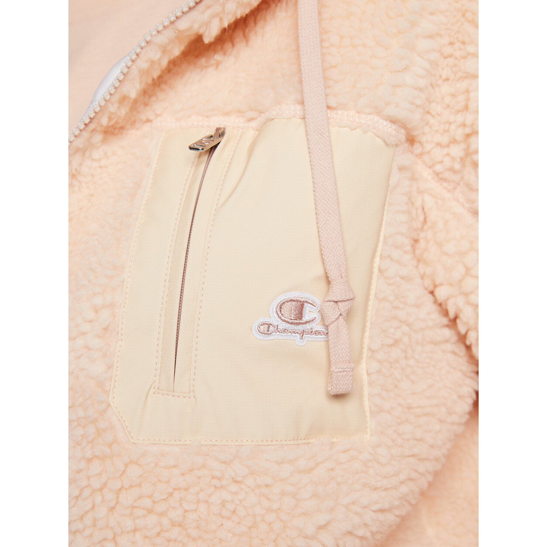 Champion Полар Teddy 115742 Розов Regular Fit - Pepit.bg