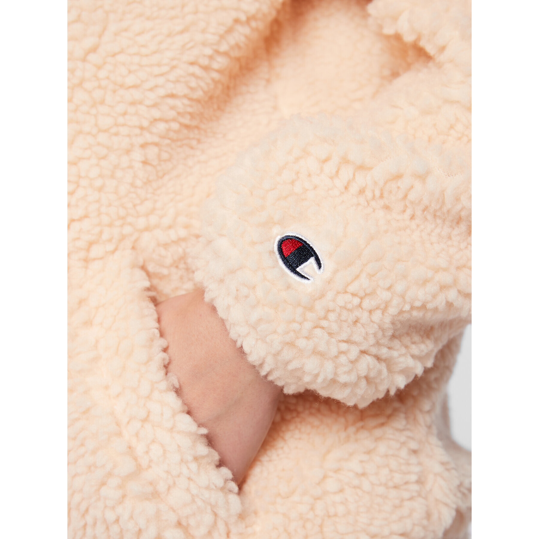 Champion Полар Teddy 115742 Розов Regular Fit - Pepit.bg