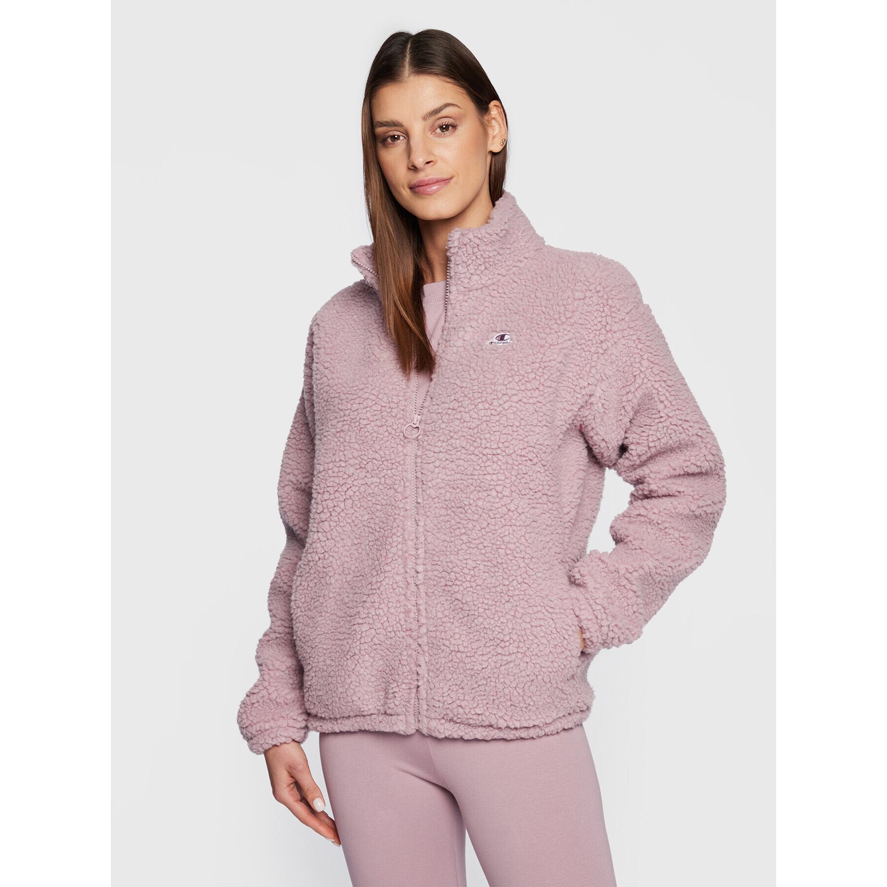 Champion Полар Teddy 115743 Виолетов Custom Fit - Pepit.bg
