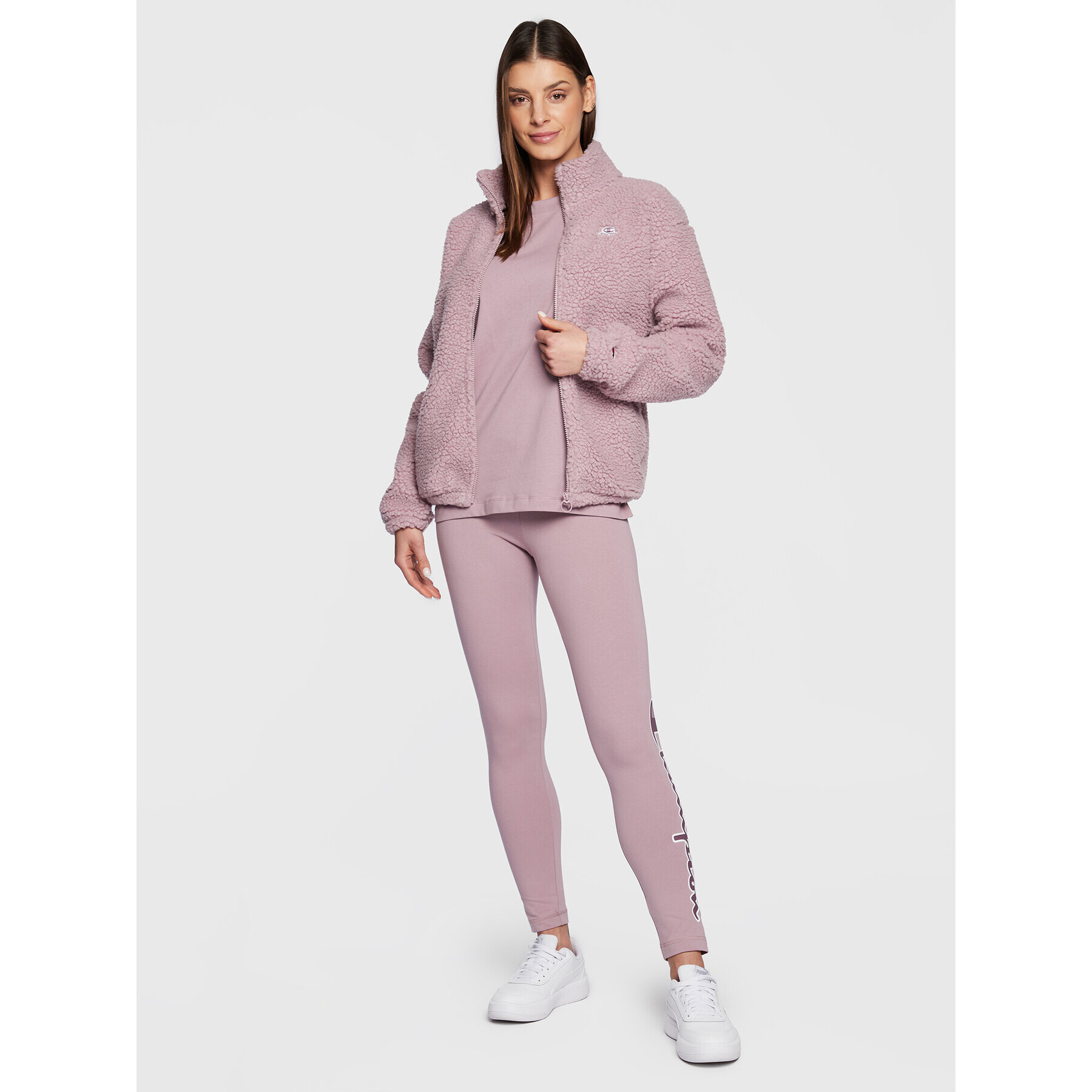 Champion Полар Teddy 115743 Виолетов Custom Fit - Pepit.bg