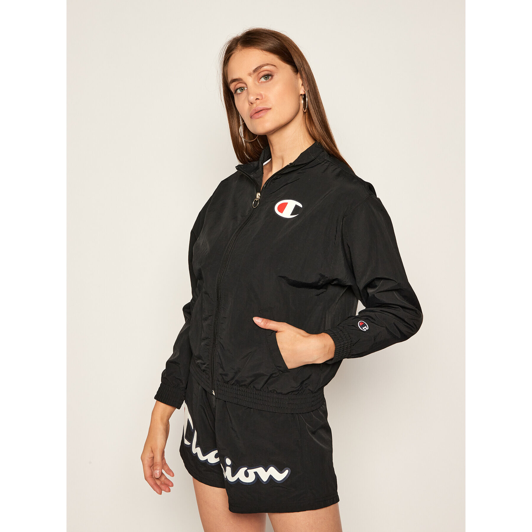Champion Преходно яке Rochester 112658 Черен Custom Fit - Pepit.bg