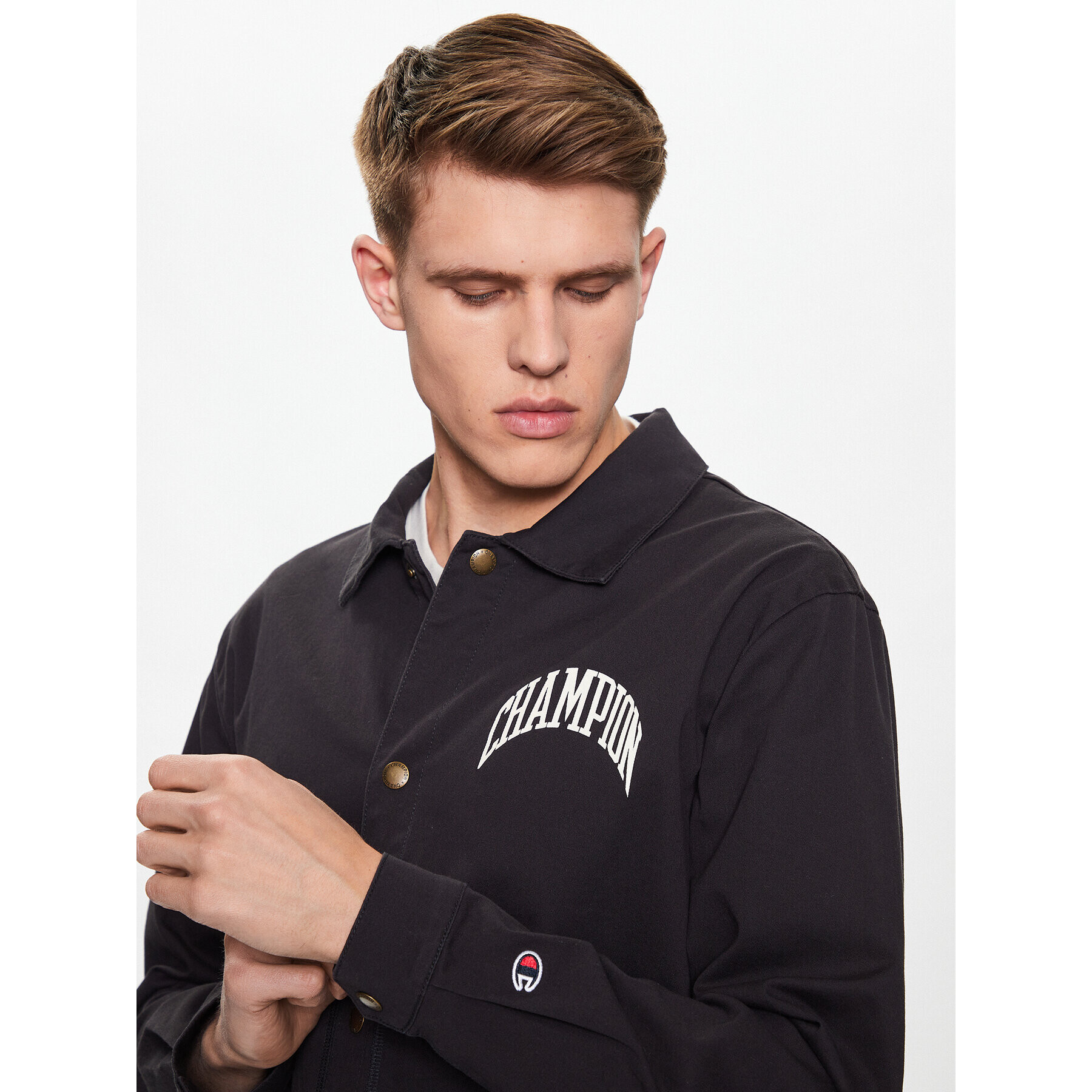 Champion Преходно яке 218563 Черен Regular Fit - Pepit.bg