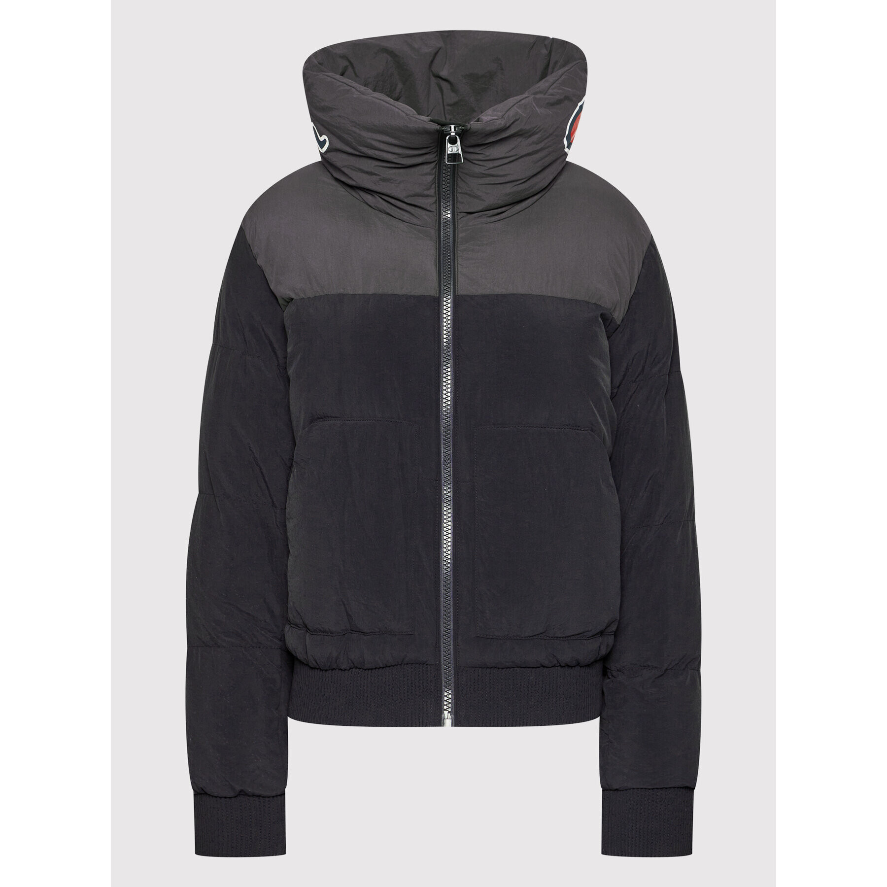 Champion Пухено яке 114597 Черен Regular Fit - Pepit.bg