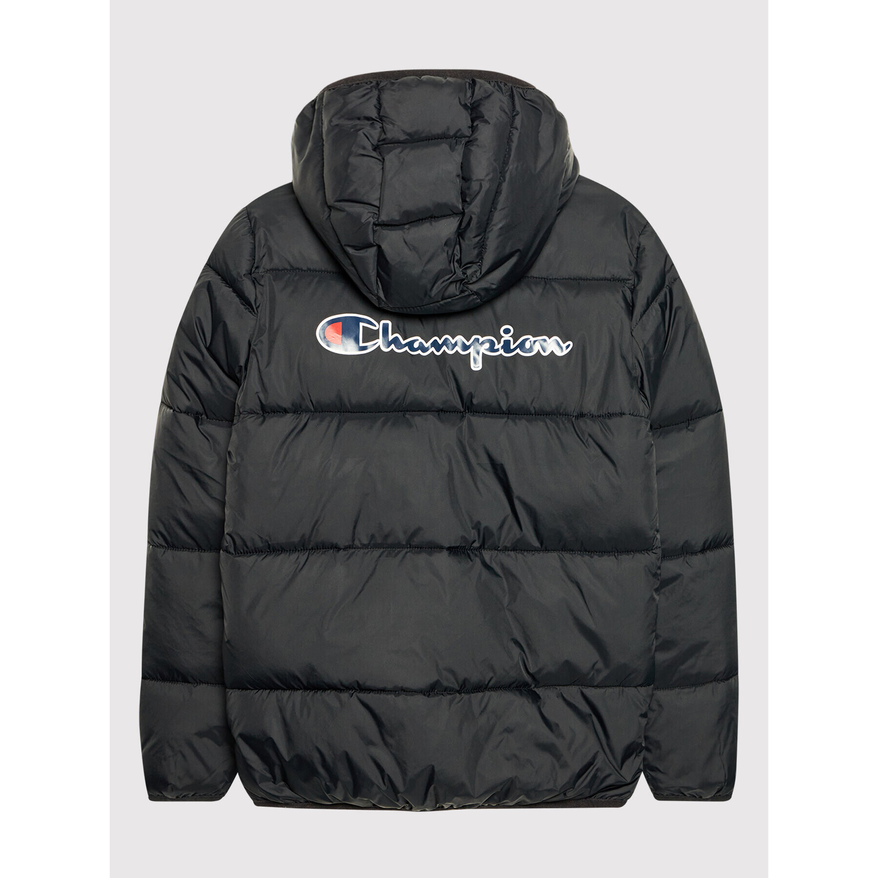 Champion Пухено яке 305822 Черен Regular Fit - Pepit.bg