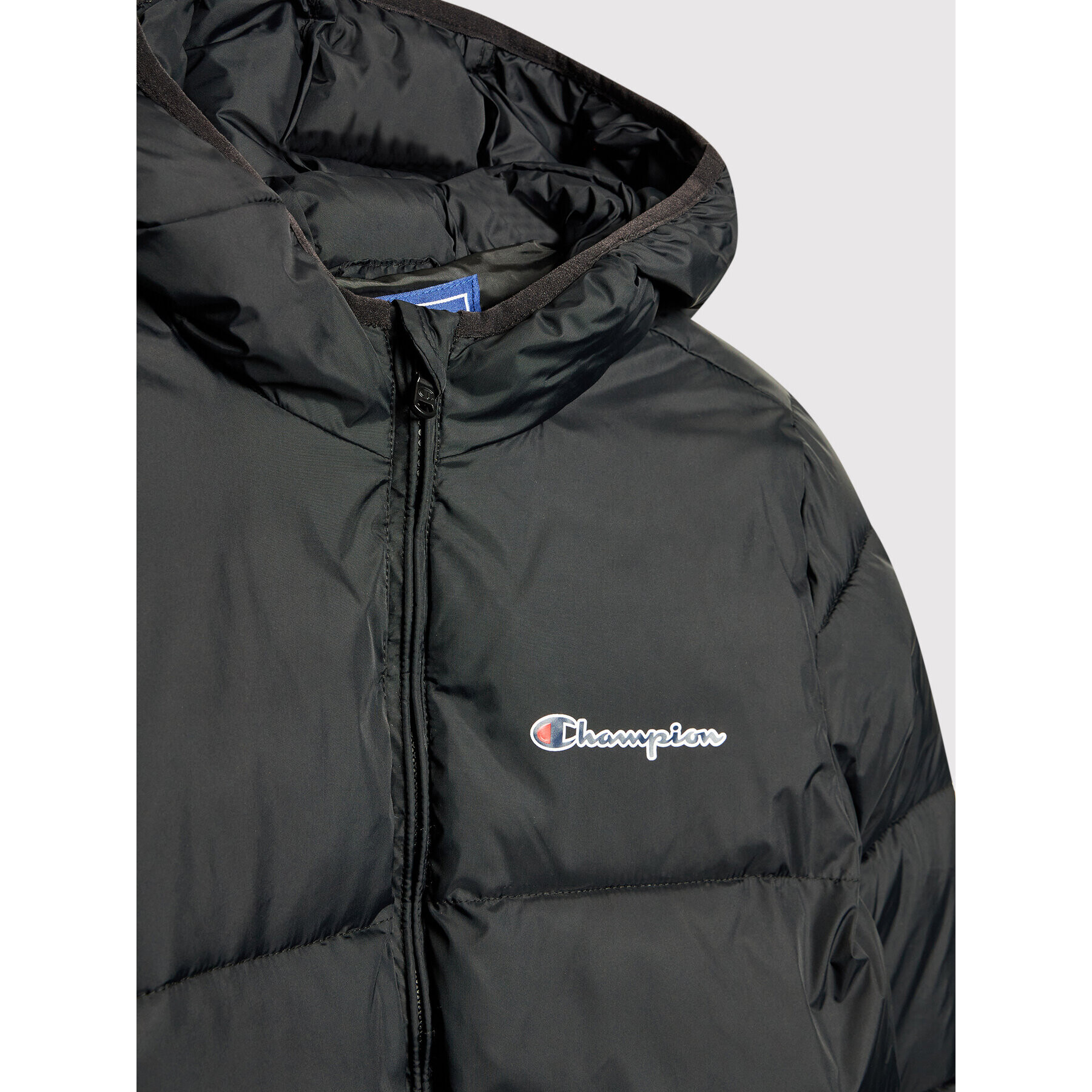 Champion Пухено яке 305822 Черен Regular Fit - Pepit.bg