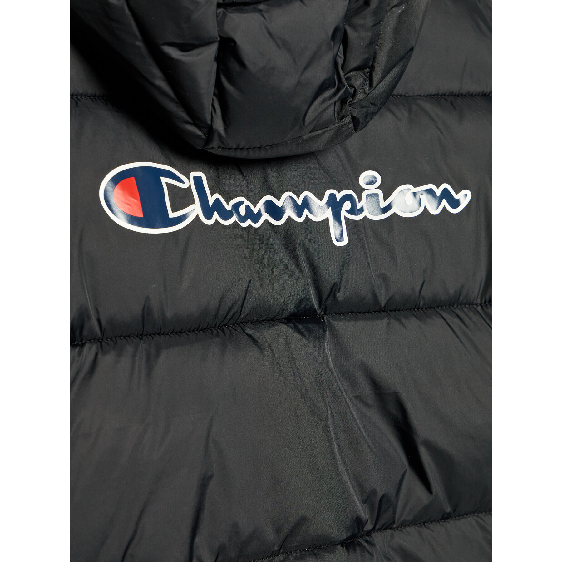 Champion Пухено яке 305822 Черен Regular Fit - Pepit.bg