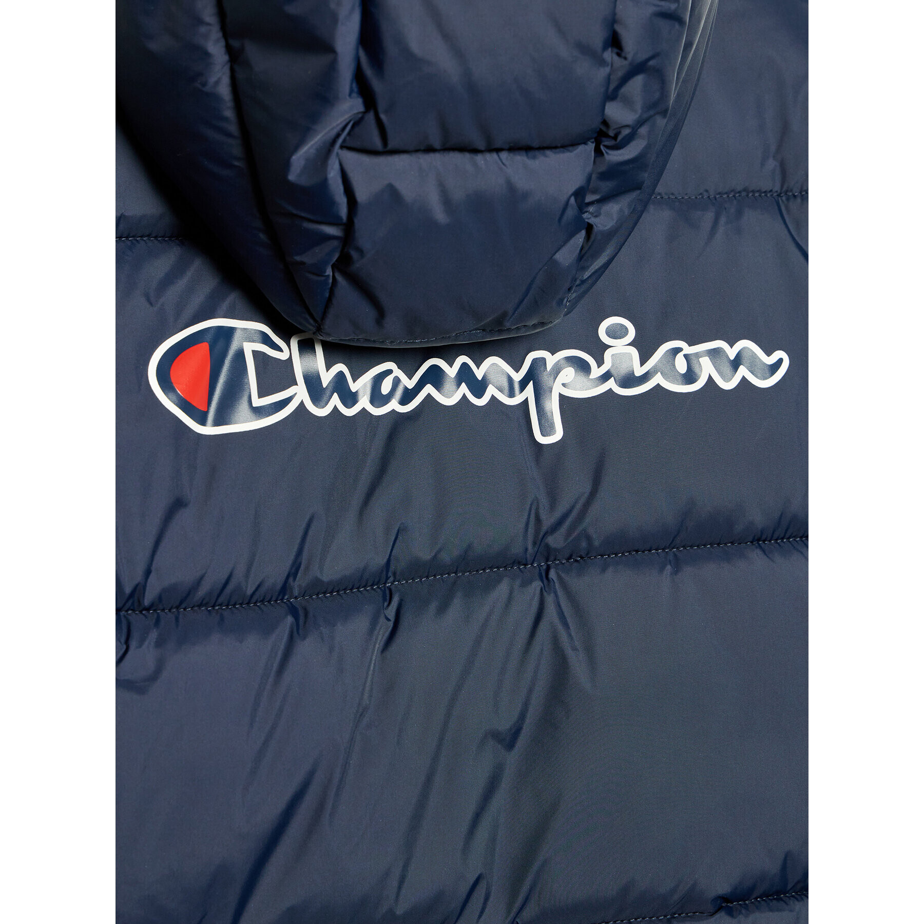 Champion Пухено яке 305822 Тъмносин Regular Fit - Pepit.bg