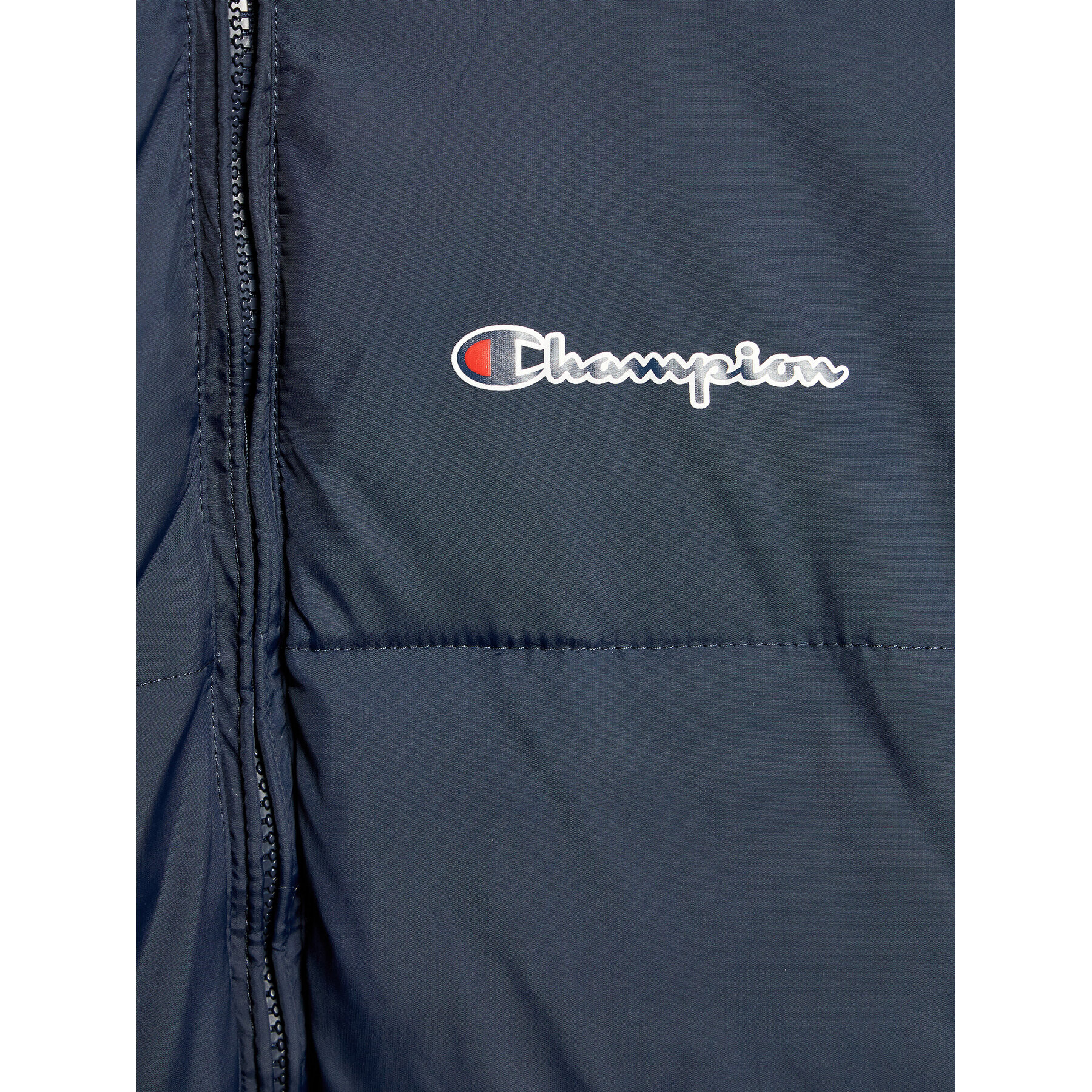 Champion Пухено яке 305822 Тъмносин Regular Fit - Pepit.bg