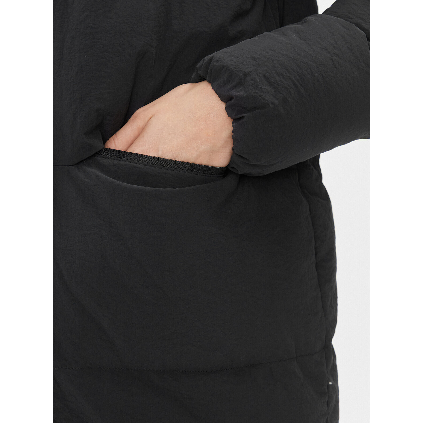 Champion Пухено яке 114579 Черен Regular Fit - Pepit.bg