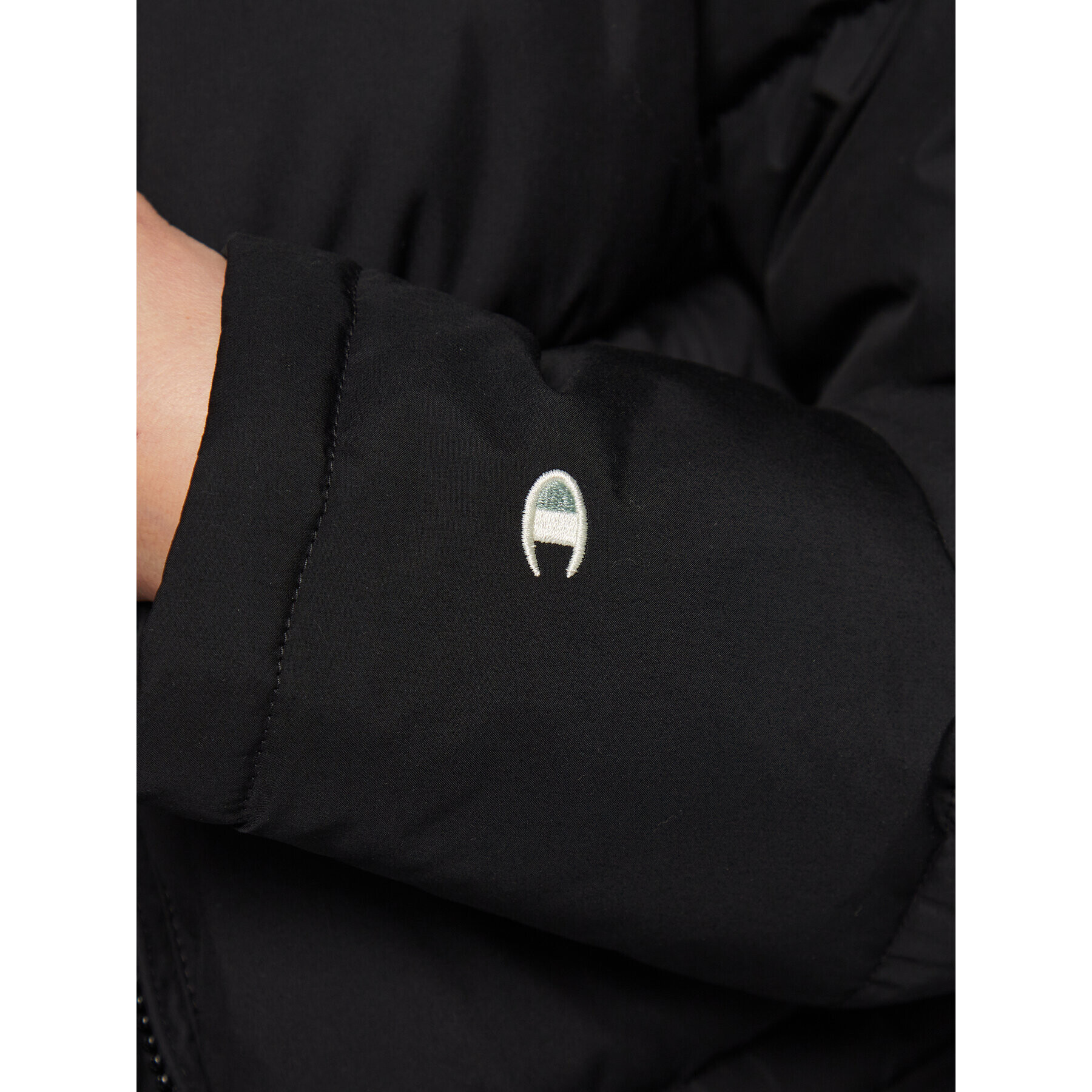 Champion Пухено яке 115672 Черен Regular Fit - Pepit.bg