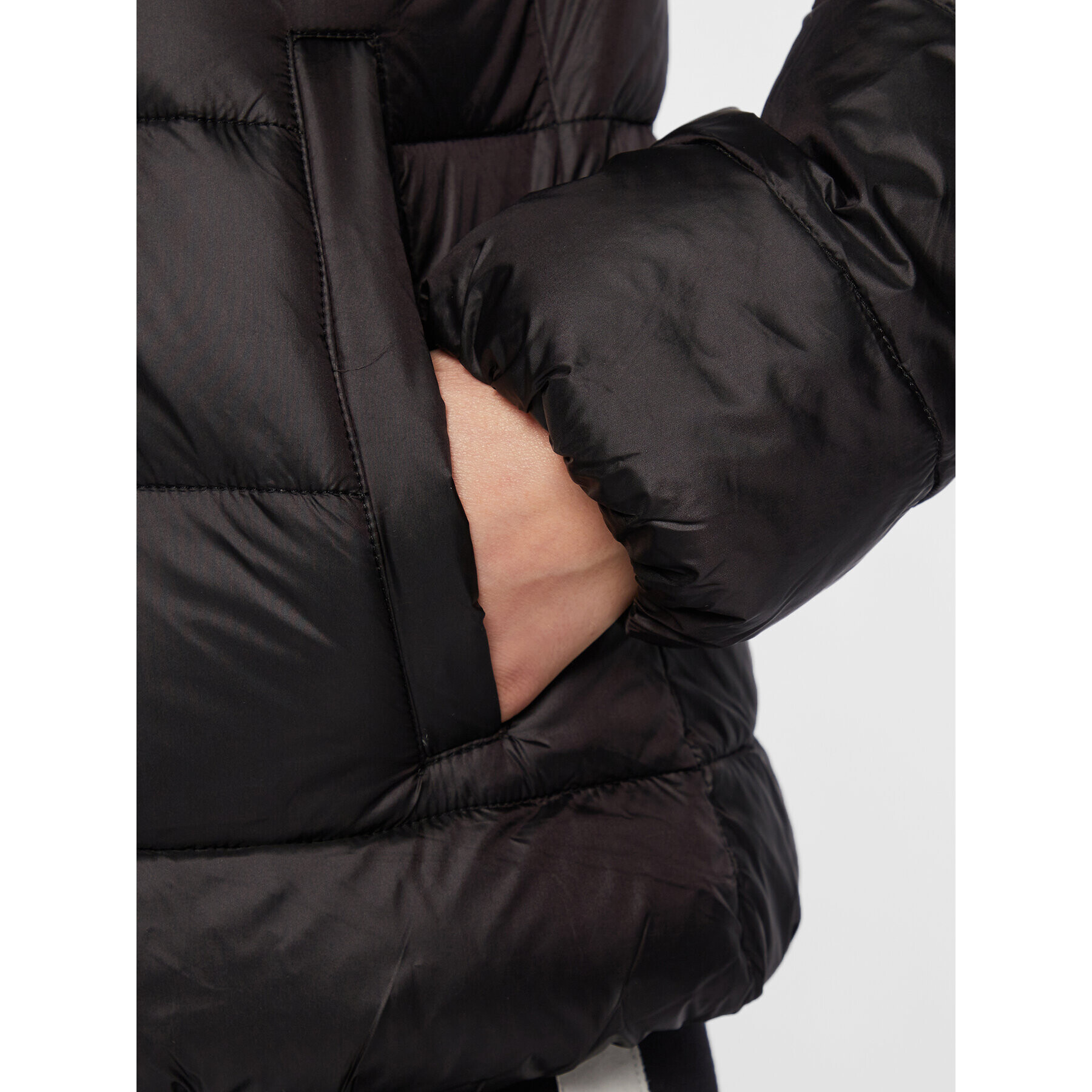 Champion Пухено яке 115753 Черен Regular Fit - Pepit.bg