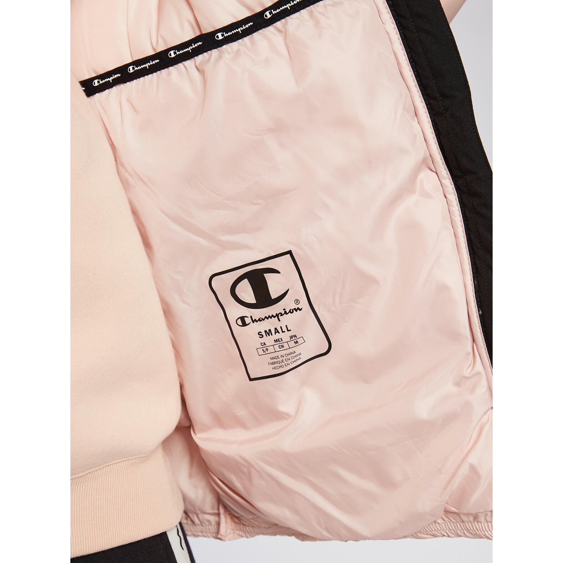 Champion Пухено яке 115755 Розов Regular Fit - Pepit.bg