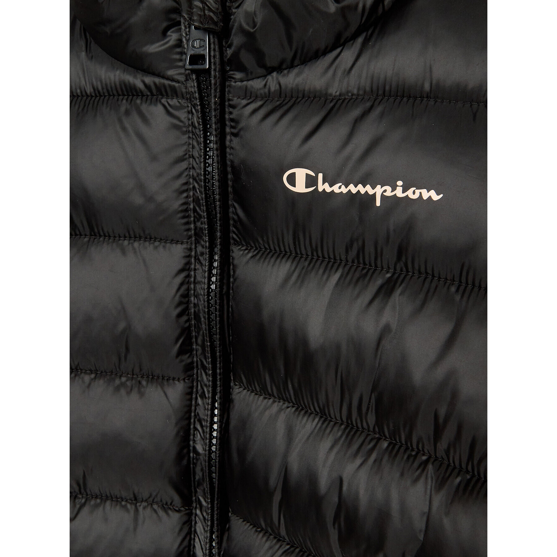 Champion Пухено яке 306197 Черен Regular Fit - Pepit.bg