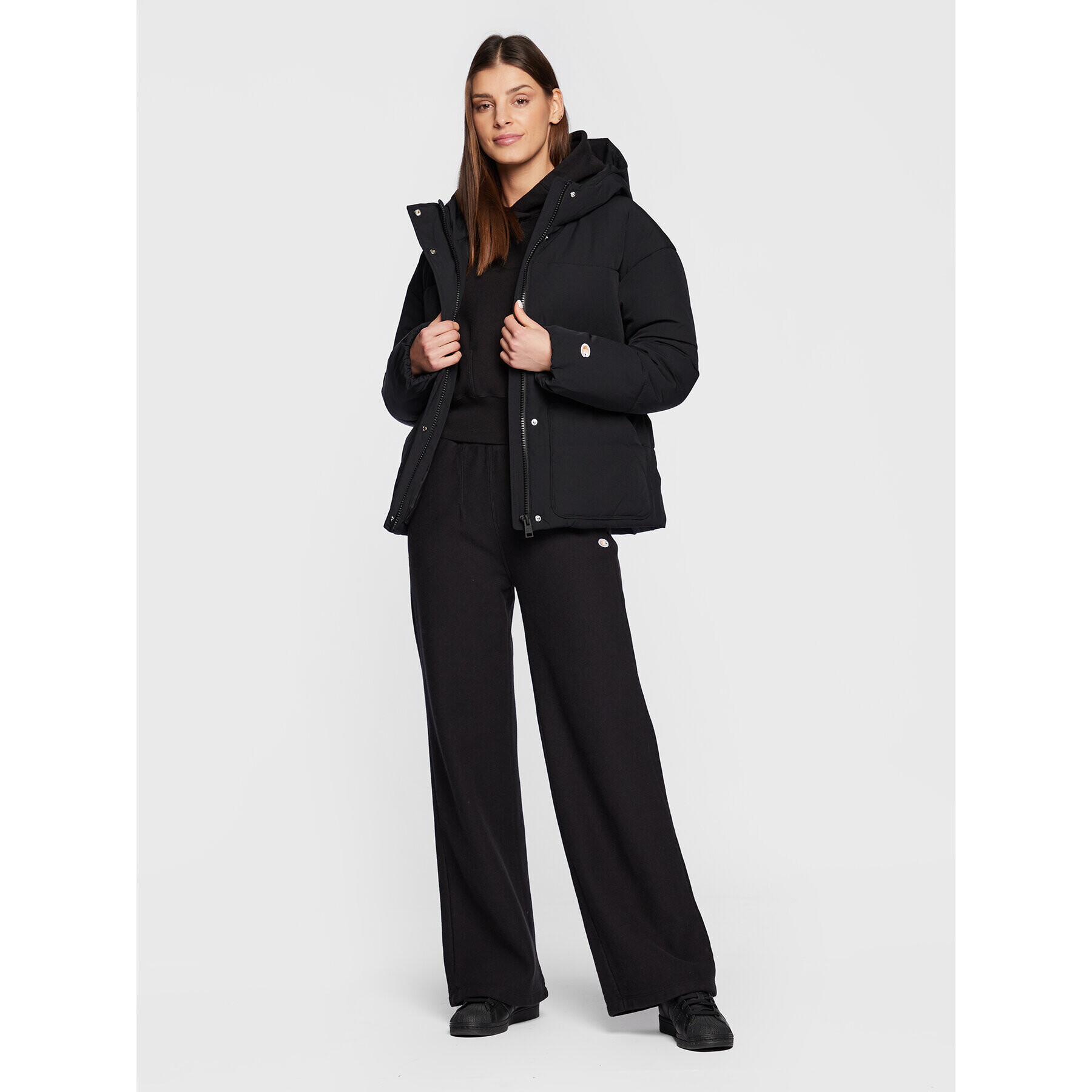 Champion Пухено яке Padded 115654 Черен Regular Fit - Pepit.bg