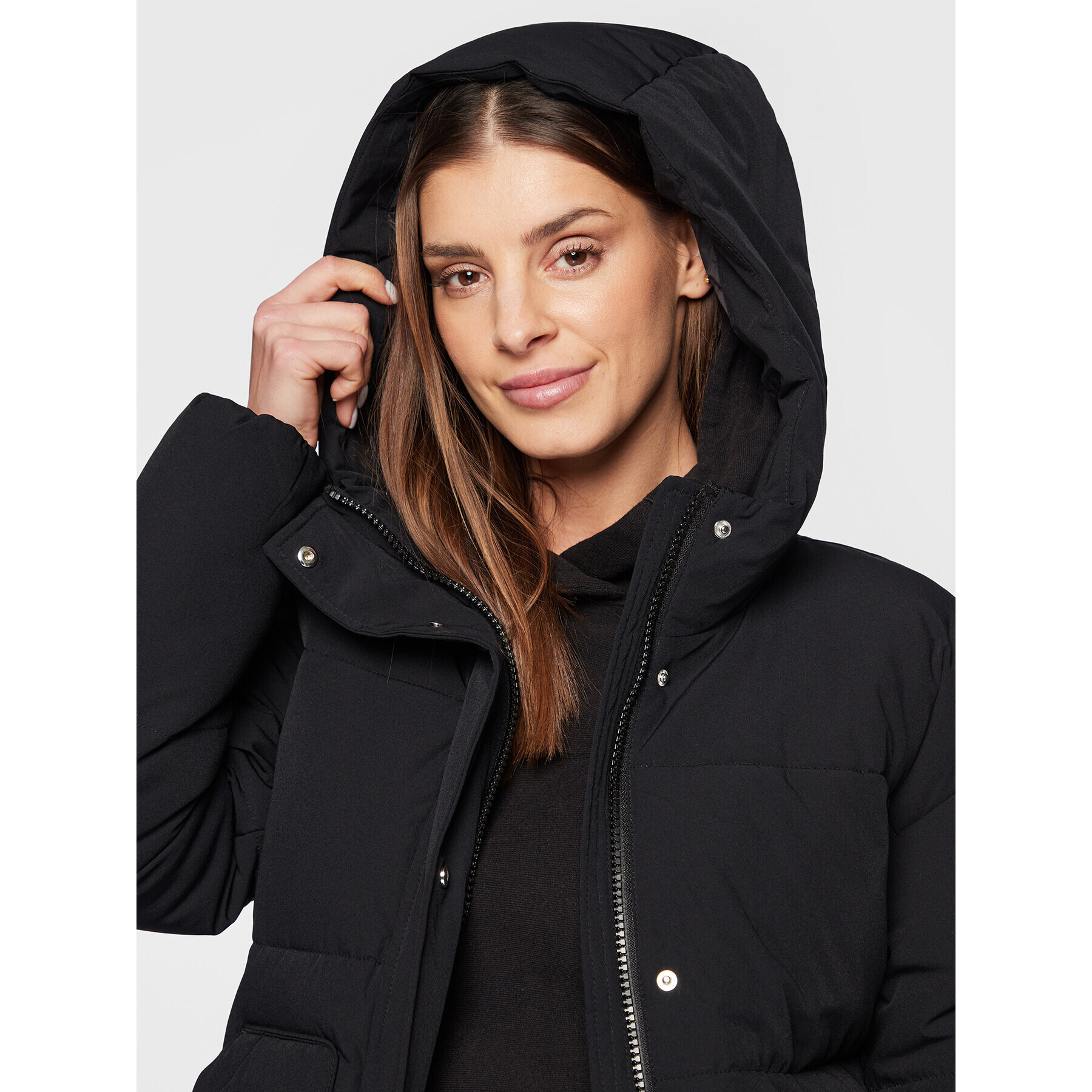 Champion Пухено яке Padded 115654 Черен Regular Fit - Pepit.bg