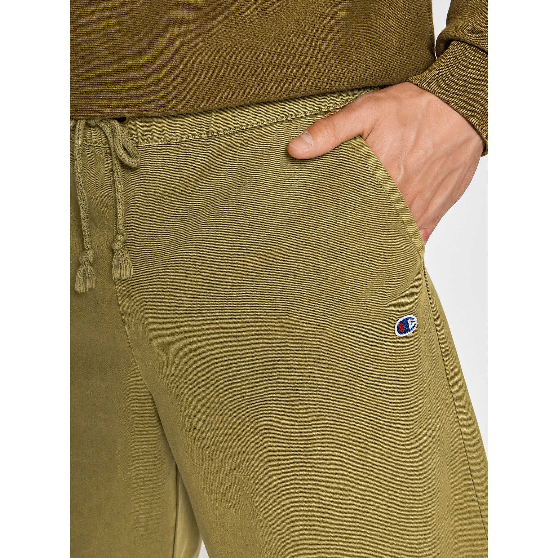 Champion Шорти от плат 216207 Зелен Regular Fit - Pepit.bg