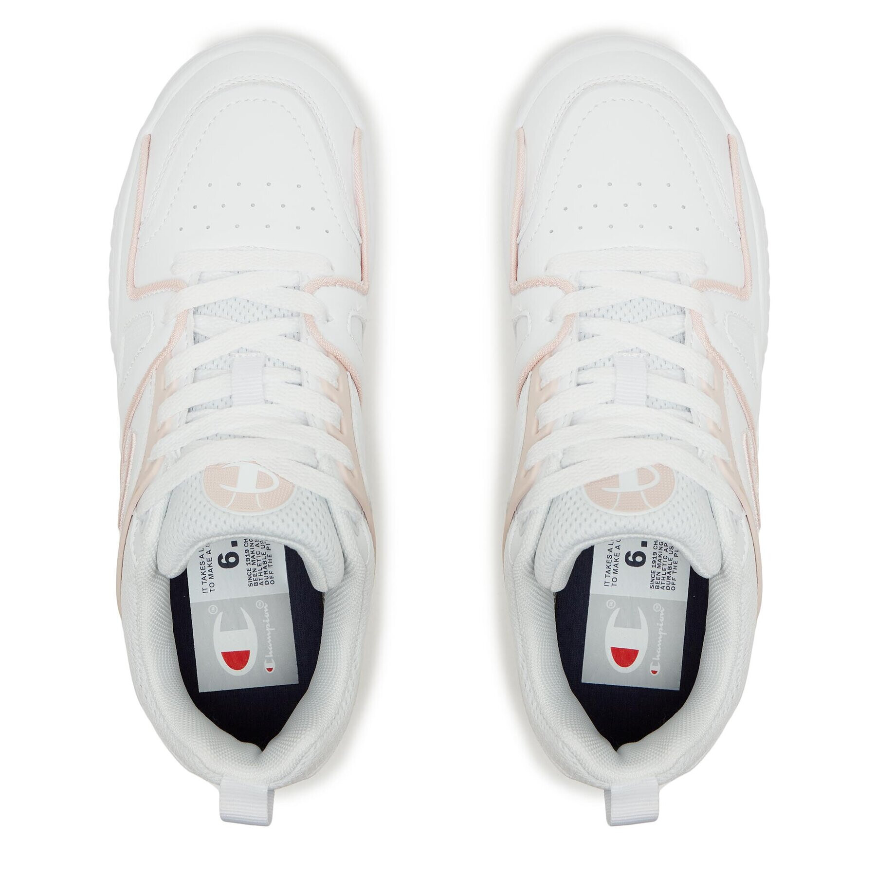 Champion Сникърси 3 Point Low Low Cut Shoe S11453-WW018 Бял - Pepit.bg
