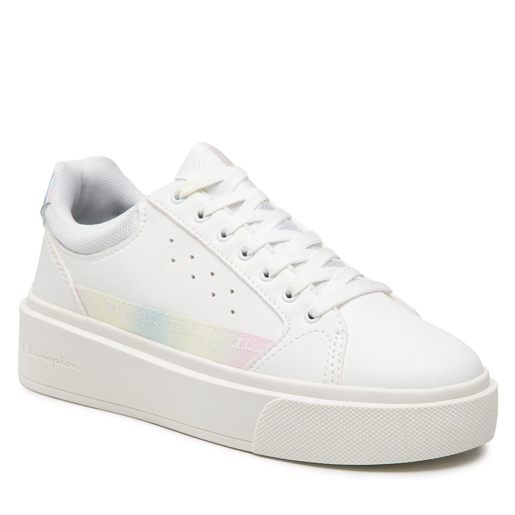 Champion Сникърси Carolina Pearl S11528 WW001 WHT Бял - Pepit.bg