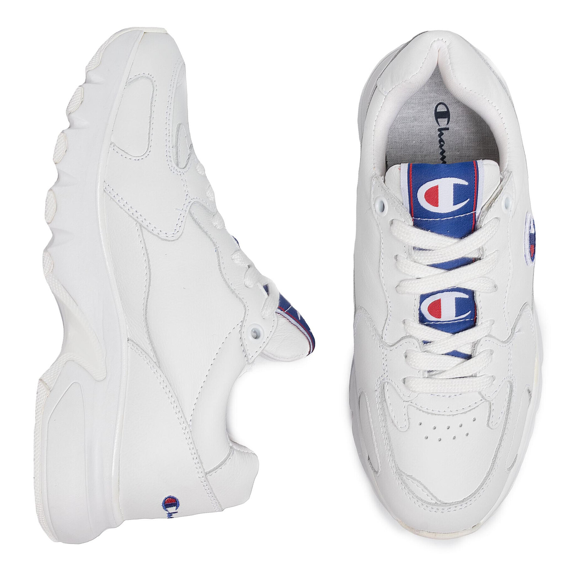 Champion Сникърси Cw-1 Leather S10627-F19-WW001 Бял - Pepit.bg