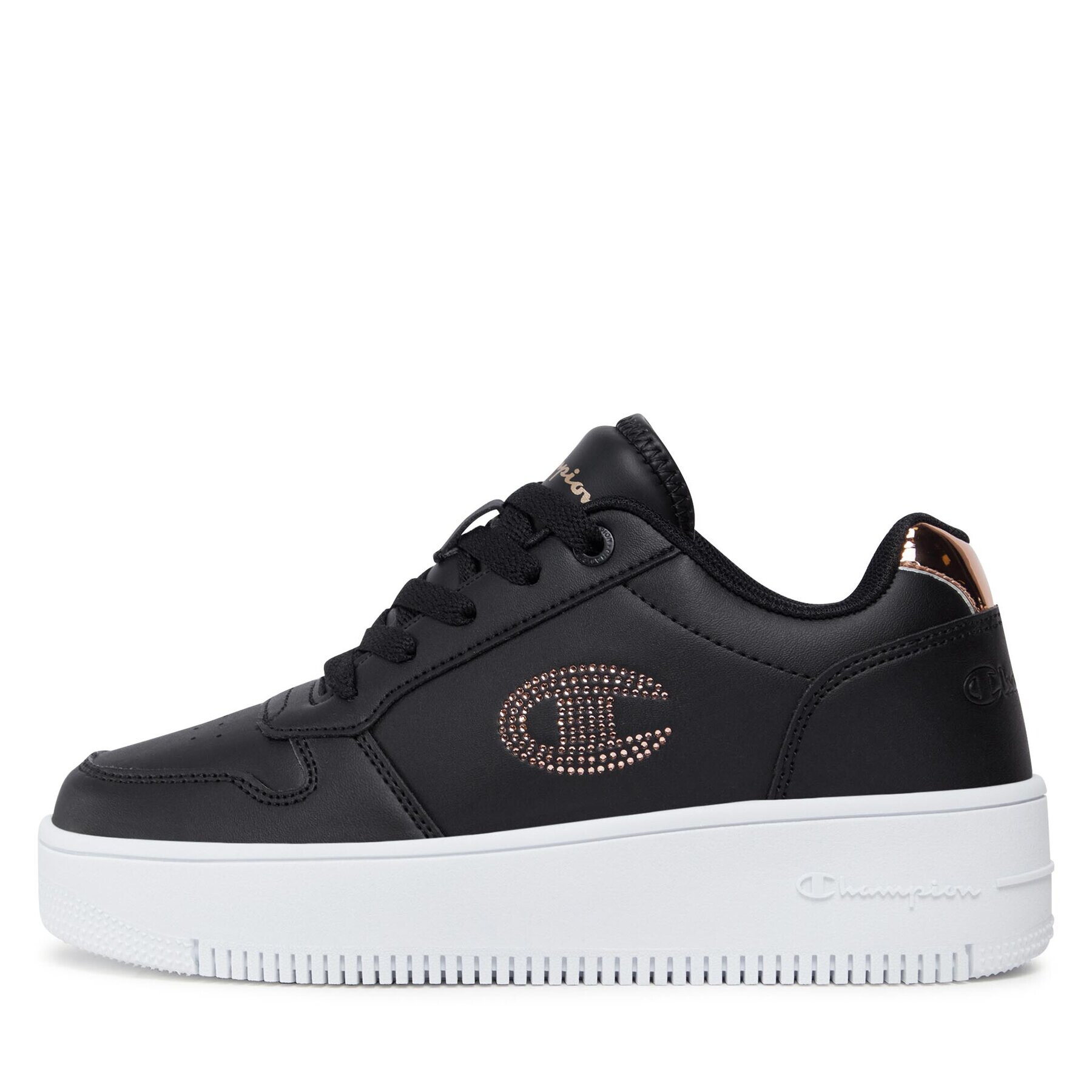 Champion Сникърси Low Cut Shoe Rebound Plat Metal G Gs S32752-KK001 Черен - Pepit.bg