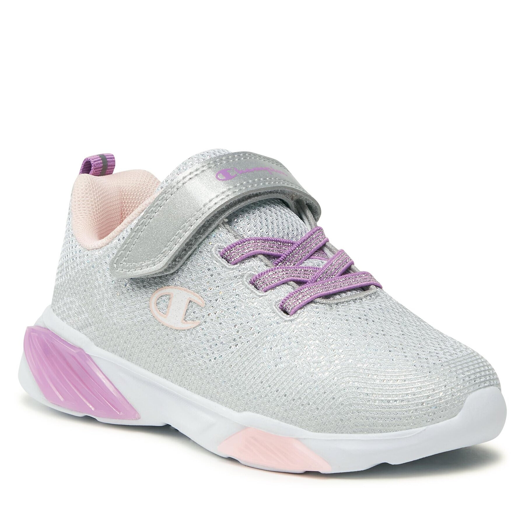 Champion Сникърси Low Cut Shoe Wave Sparkle G Ps S32780-EM008 Сив - Pepit.bg