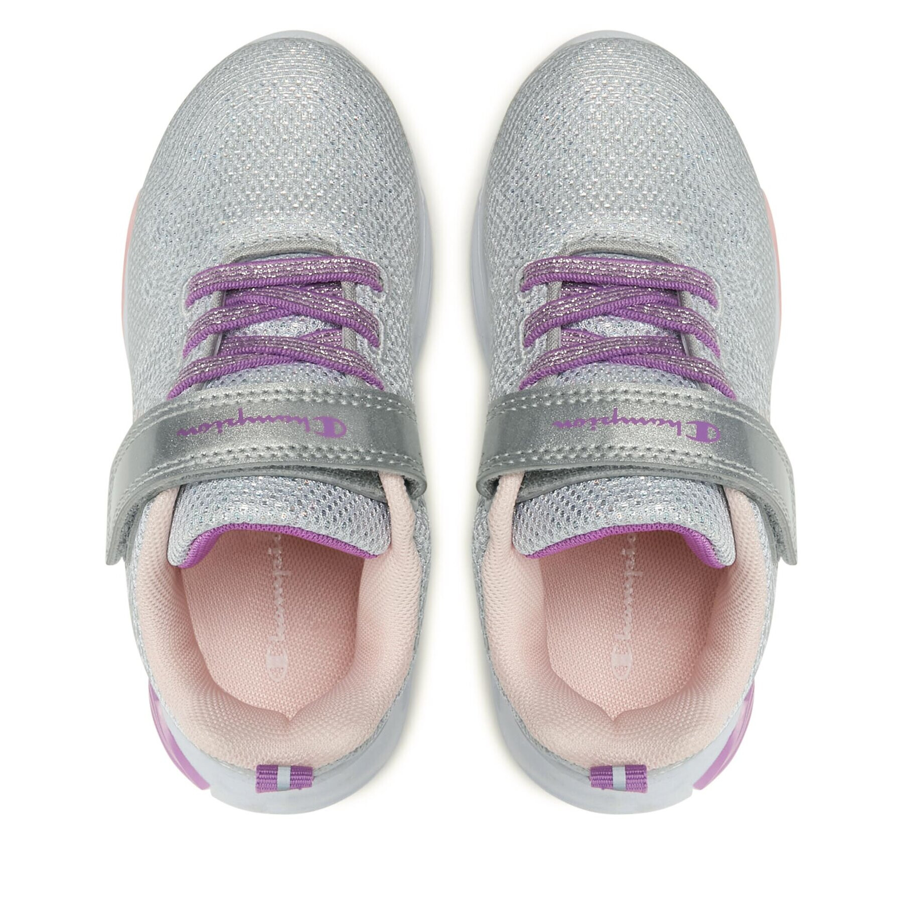 Champion Сникърси Low Cut Shoe Wave Sparkle G Ps S32780-EM008 Сив - Pepit.bg