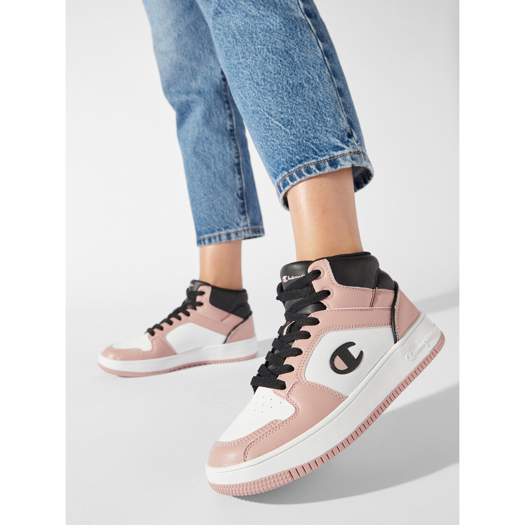 Champion Сникърси Rebound 2.0 Mid S11471-CHA-PS013 Розов - Pepit.bg