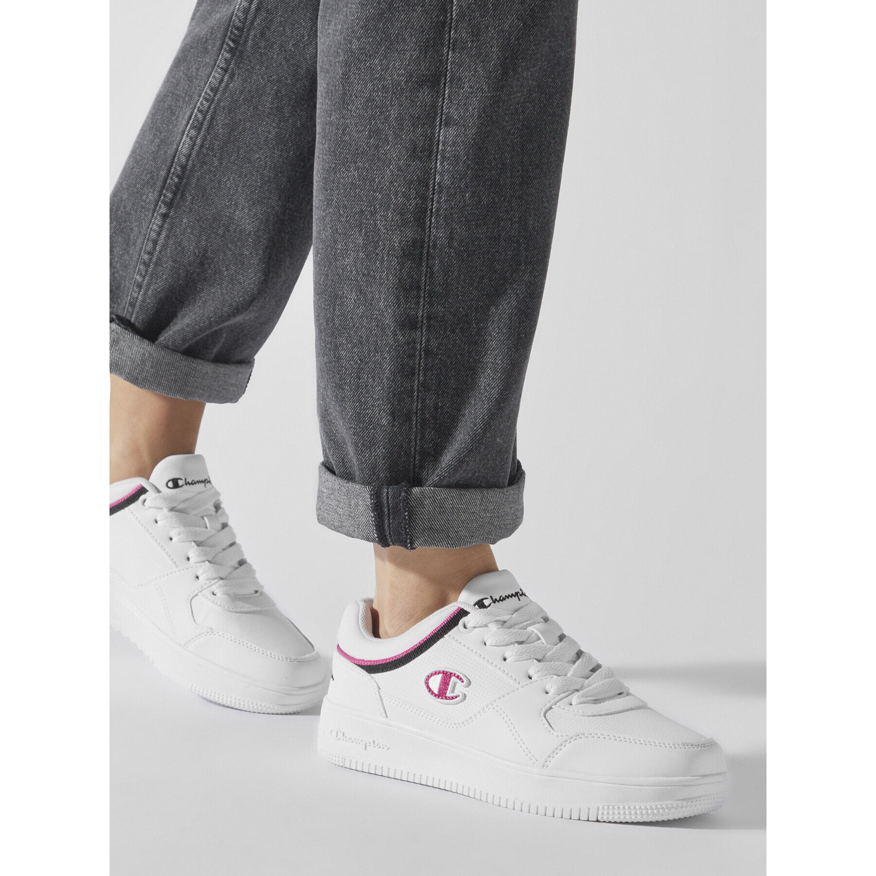 Champion Сникърси Rebound Low Low Cut Shoe S11469-WW015 Бял - Pepit.bg