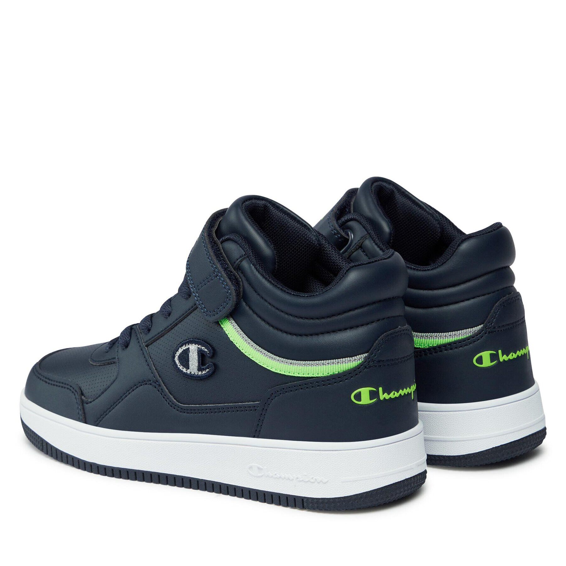 Champion Сникърси Rebound Mid B Gs Mid Cut Shoe S32405-BS010 Тъмносин - Pepit.bg