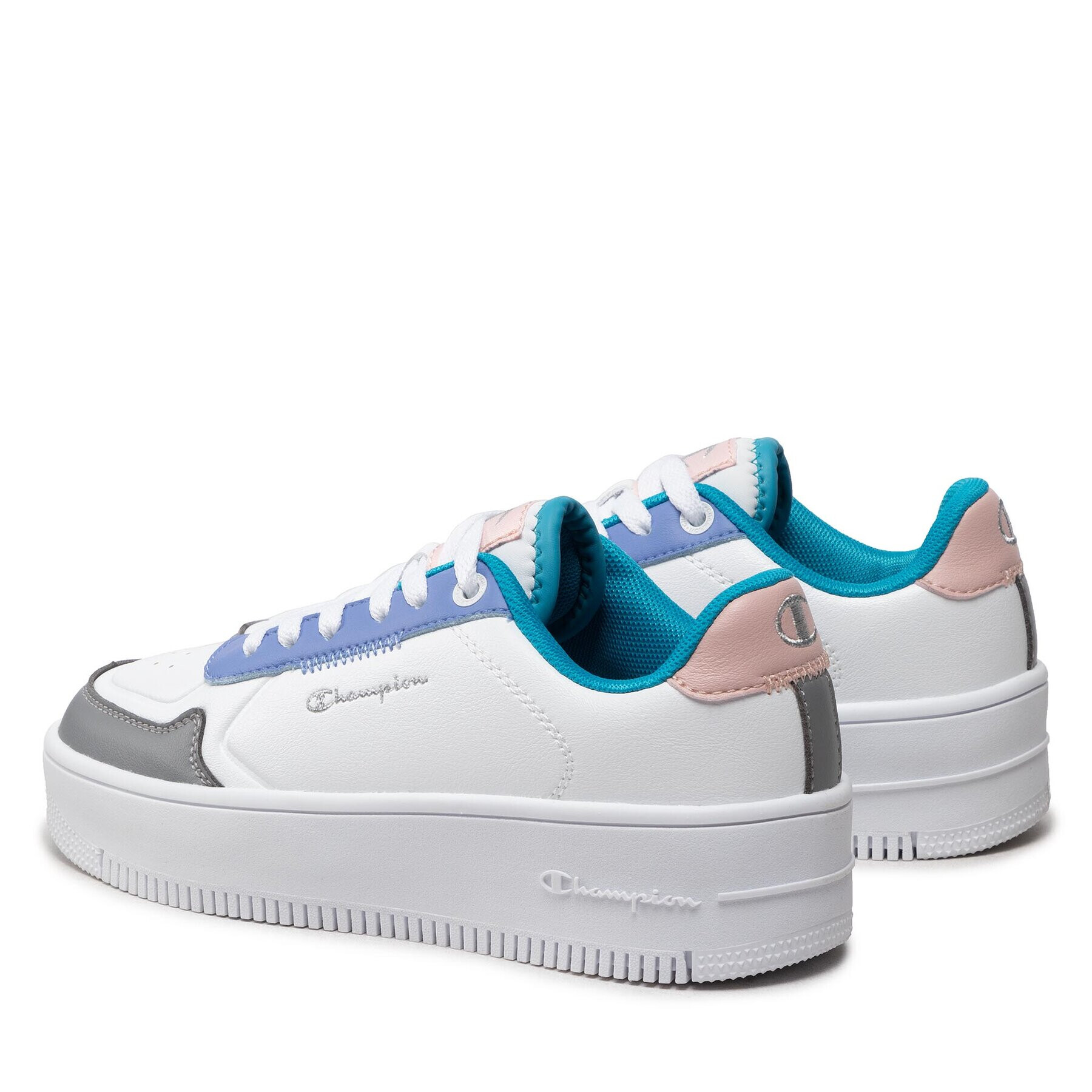 Champion Сникърси Rebound Platfor S11473-CHA-WW006 Бял - Pepit.bg