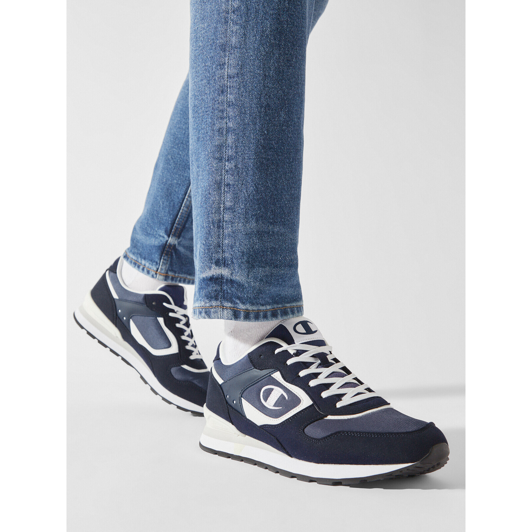 Champion Сникърси Run 85 Low Cut Shoe S22136-BS501 Тъмносин - Pepit.bg