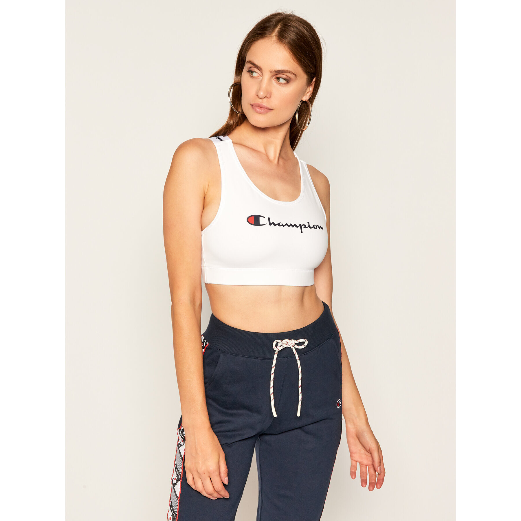 Champion Спортен сутиен Grudnjaci 112821 Бял - Pepit.bg