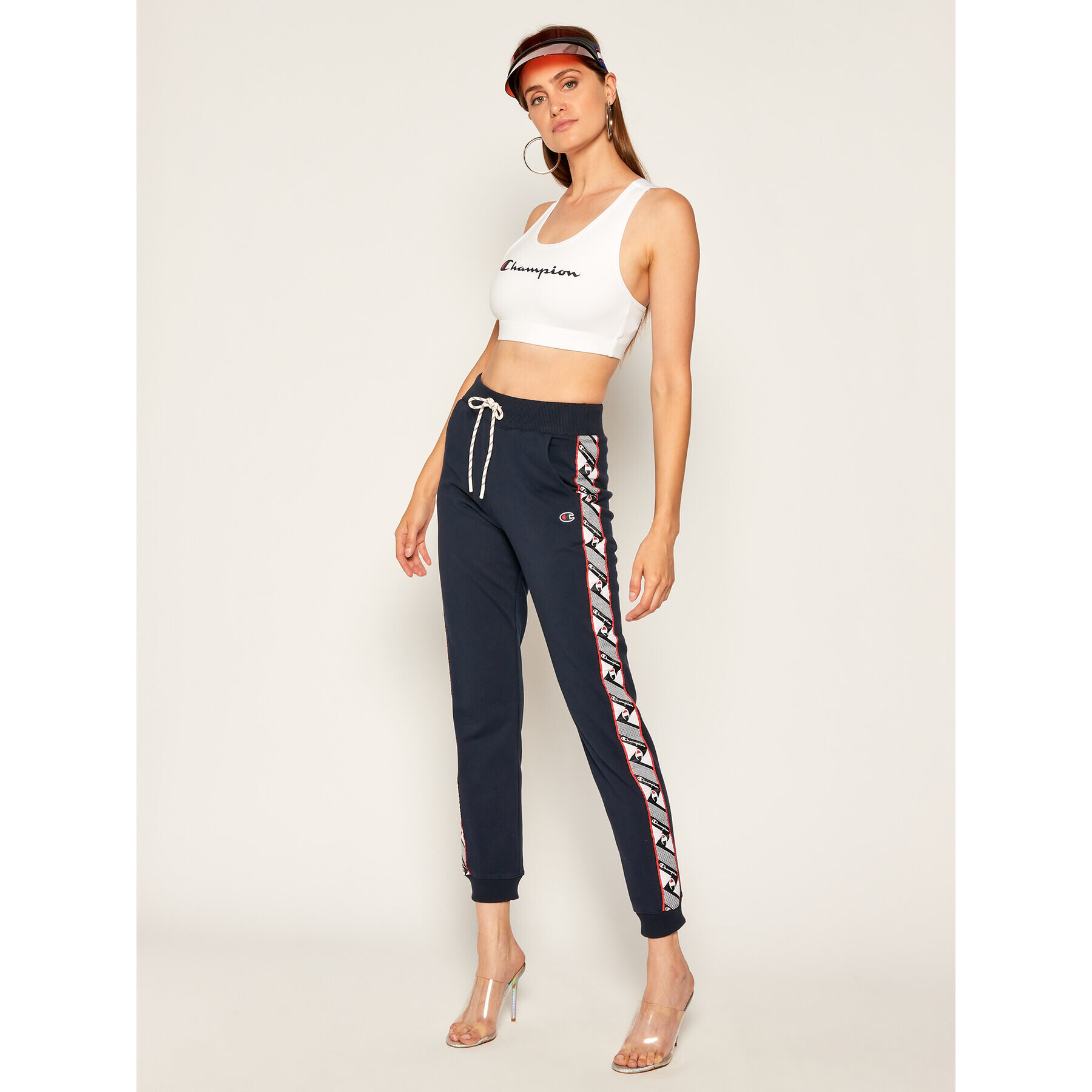 Champion Спортен сутиен Grudnjaci 112821 Бял - Pepit.bg