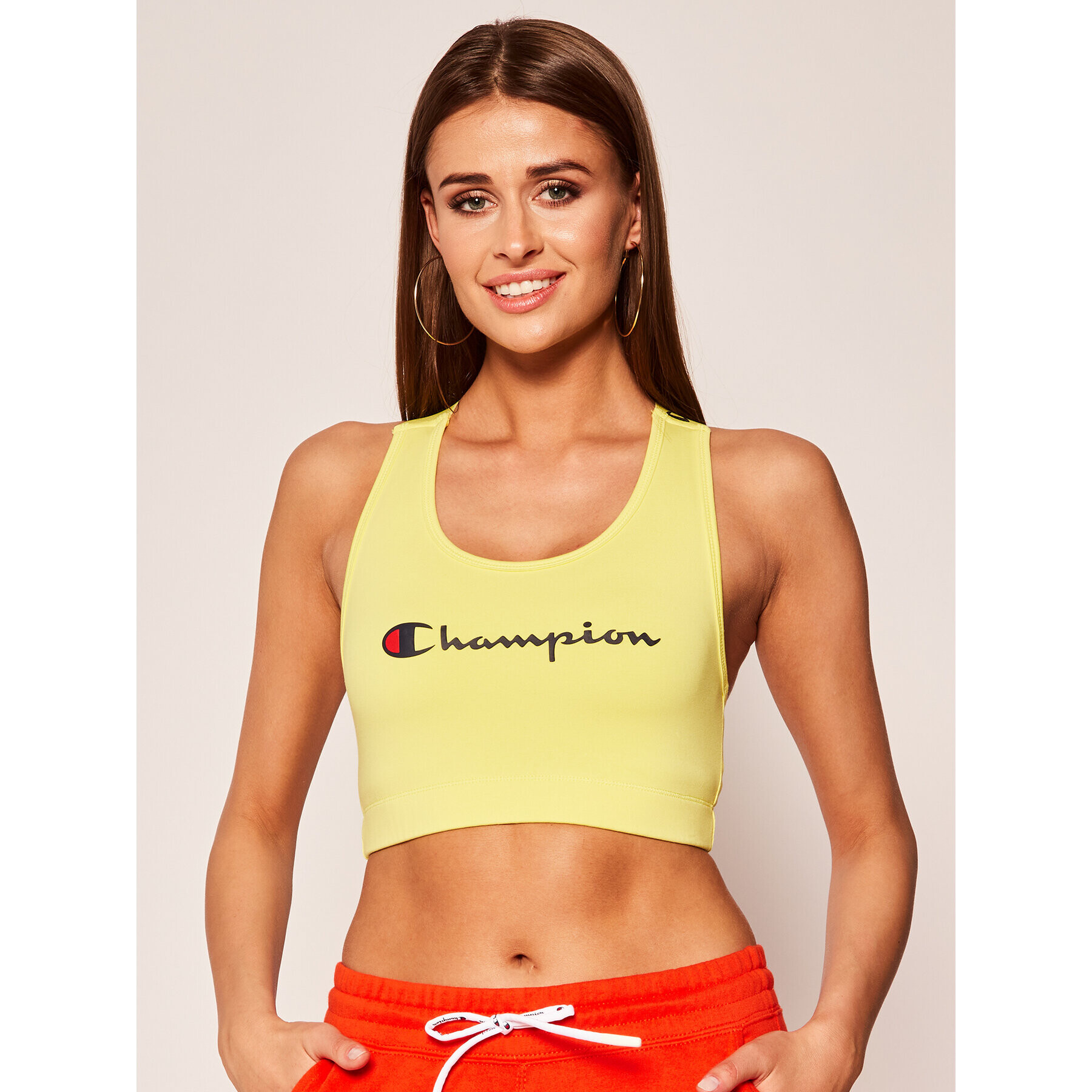 Champion Спортен сутиен Grudnjaci 112821 Жълт - Pepit.bg