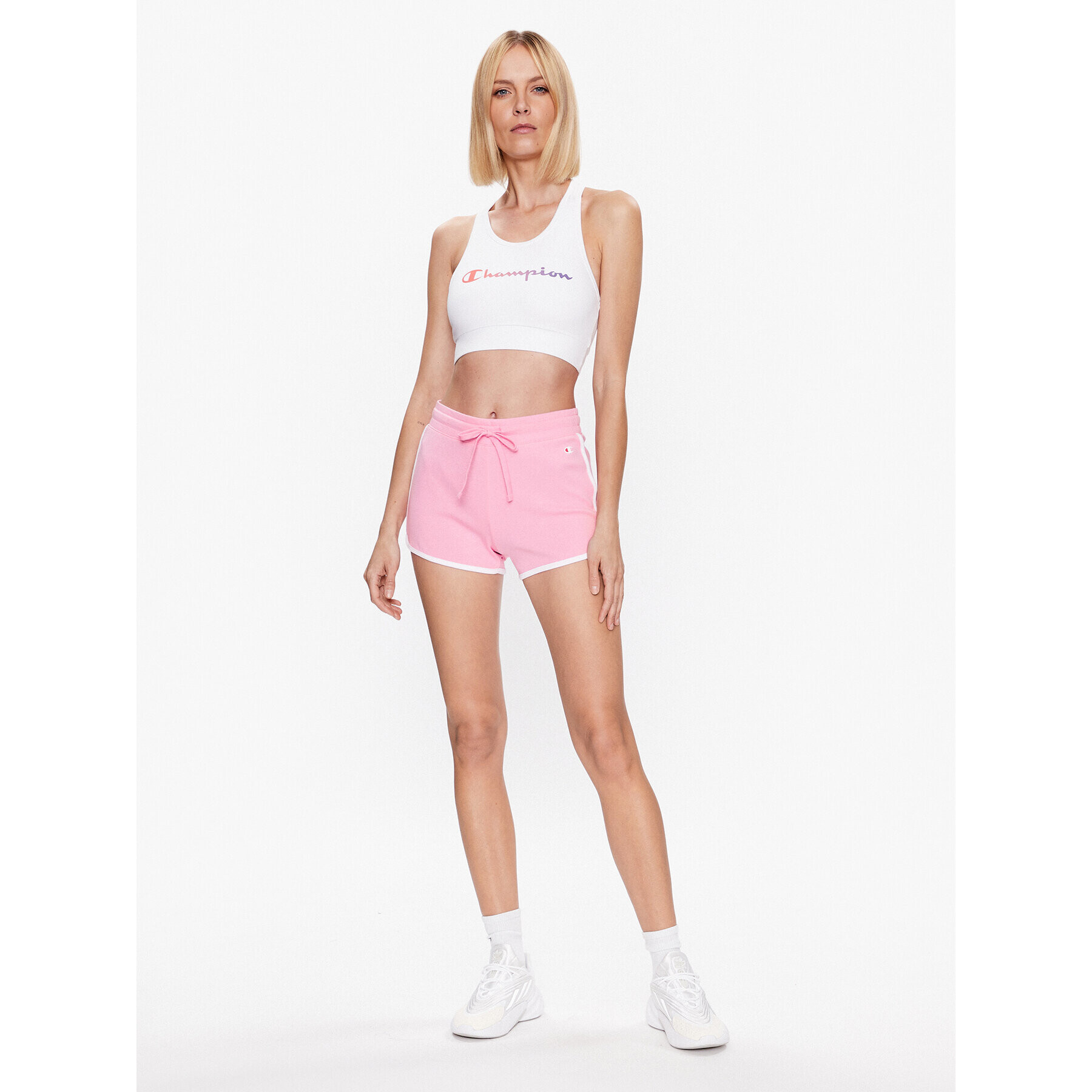 Champion Спортни шорти 114916 Розов Regular Fit - Pepit.bg
