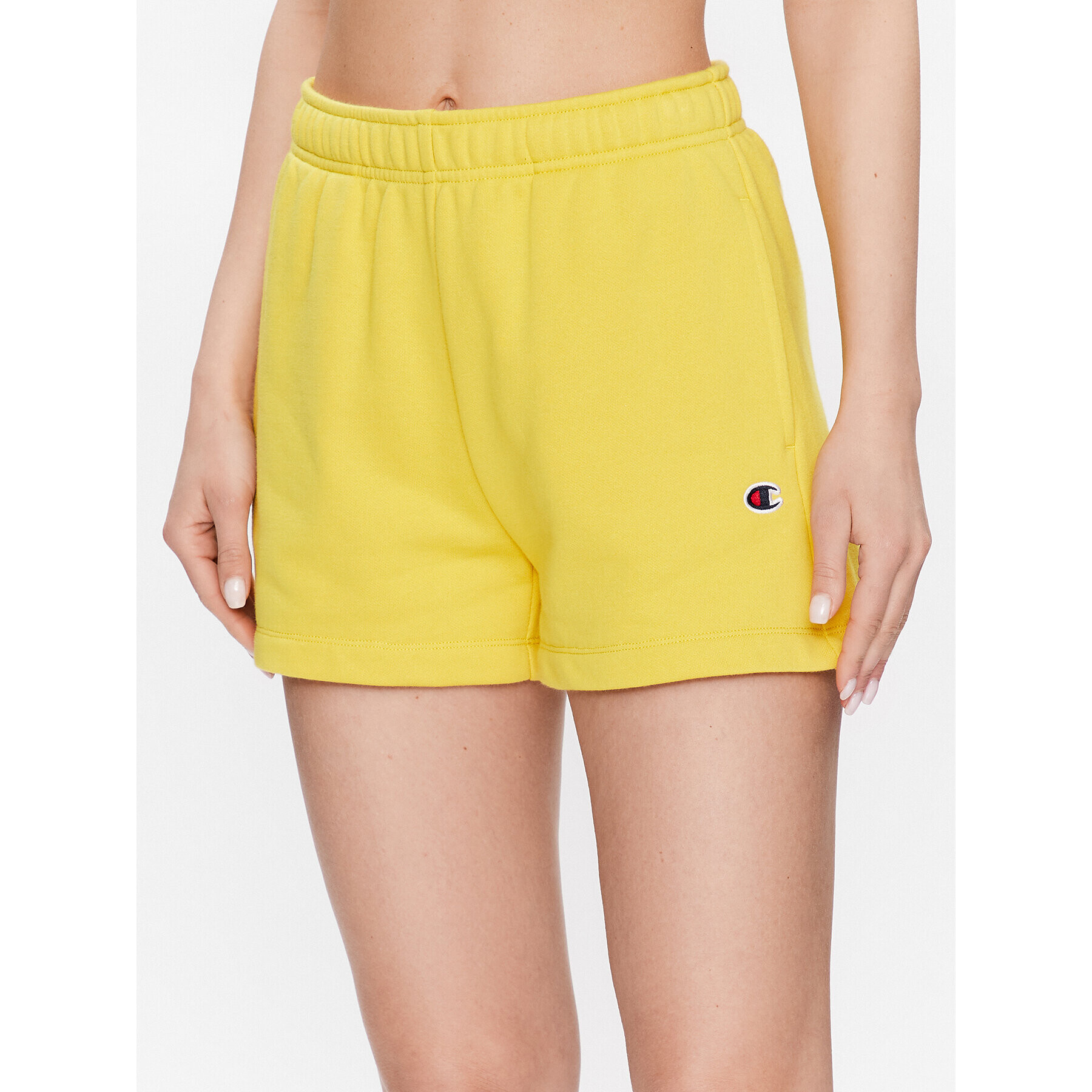 Champion Спортни шорти 116053 Жълт Regular Fit - Pepit.bg