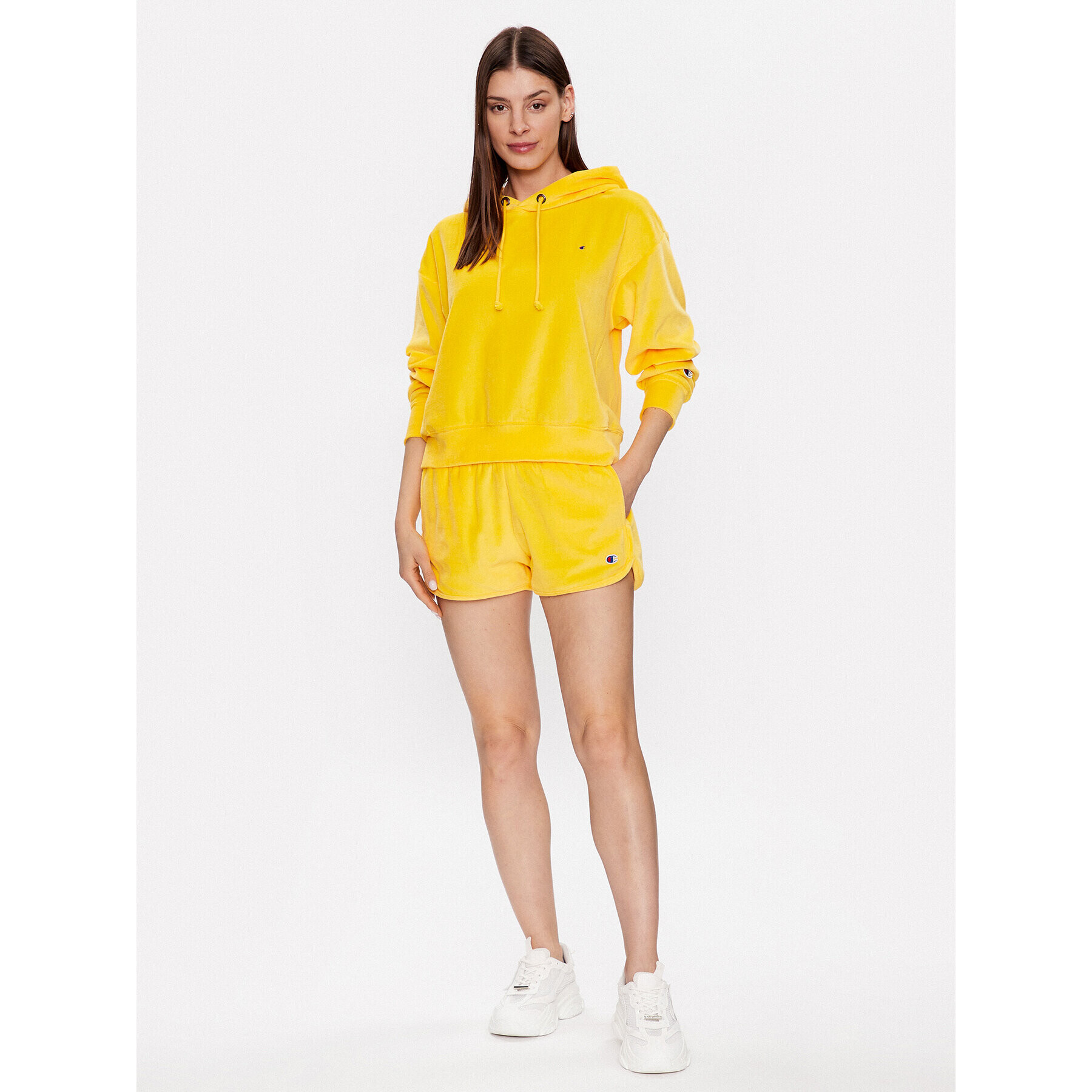 Champion Спортни шорти 116258 Жълт Regular Fit - Pepit.bg