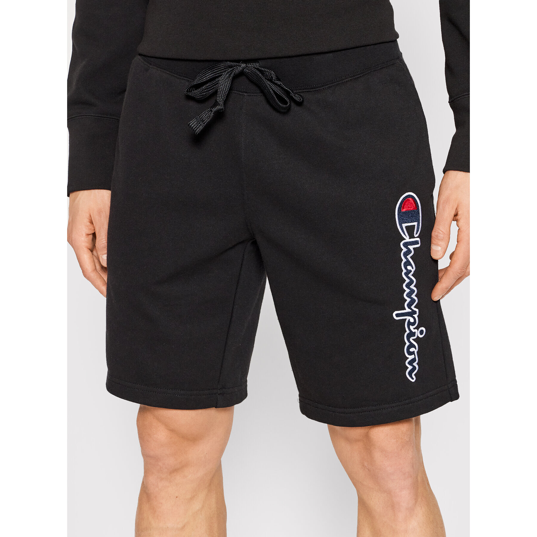 Champion Спортни шорти 217063 Черен Regular Fit - Pepit.bg