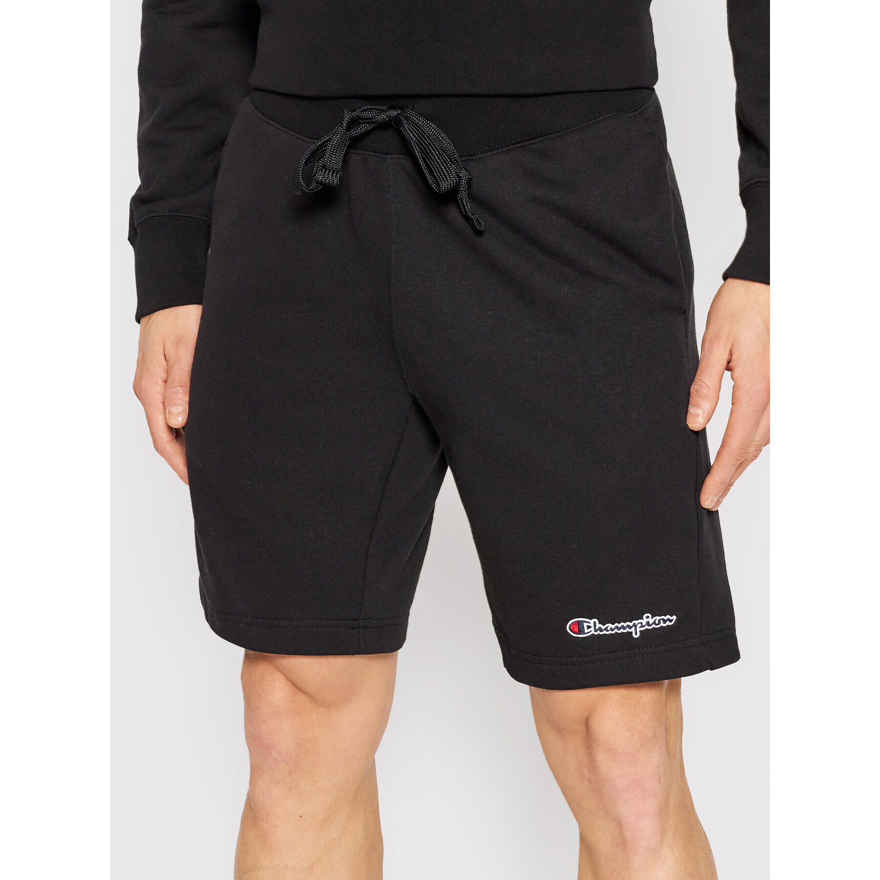 Champion Спортни шорти 217068 Черен Regular Fit - Pepit.bg