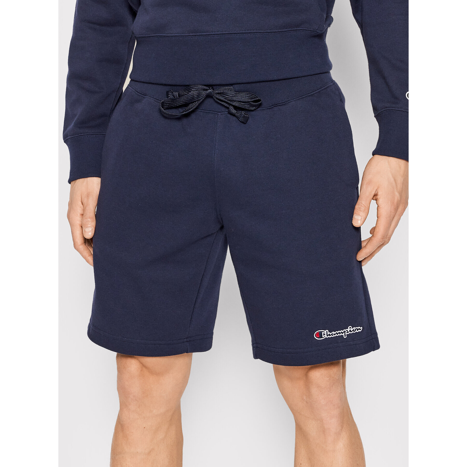 Champion Спортни шорти 217068 Тъмносин Regular Fit - Pepit.bg